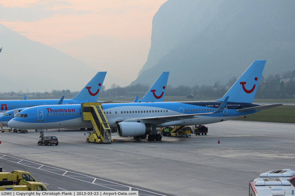Innsbruck Airport, Innsbruck Austria (LOWI) - Evening Flights from the UK