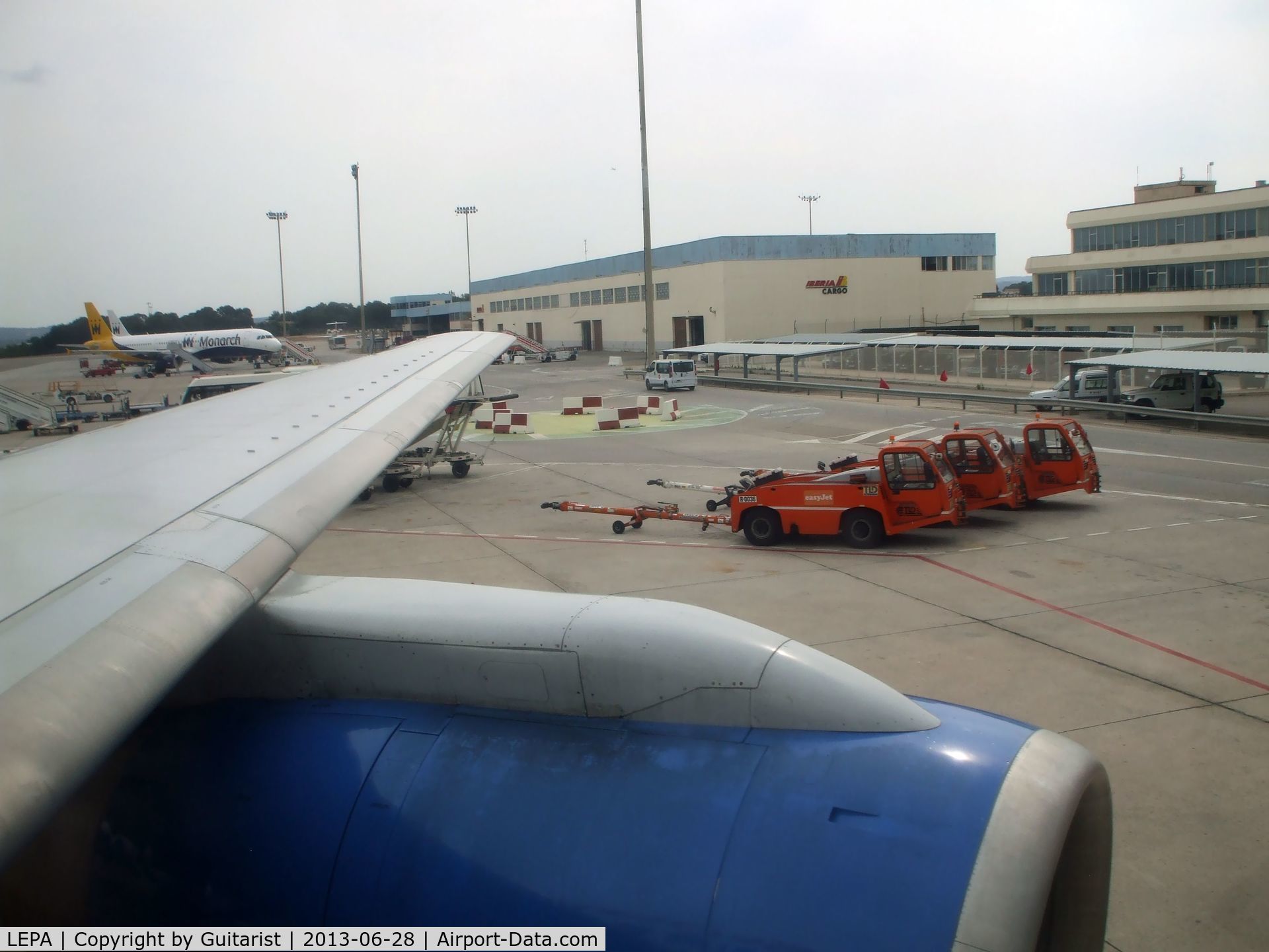 Palma de Mallorca Airport (or Son Sant Joan Airport), Palma de Mallorca Spain (LEPA) - A view from 15A of the ramp at Palma