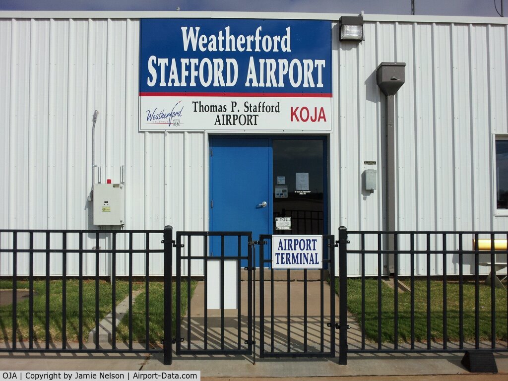 Thomas P Stafford Airport (OJA) - View from South Ramp