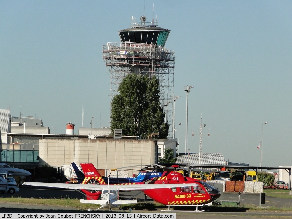 Bordeaux Airport, Merignac Airport France (LFBD) - Tower and SAMU33