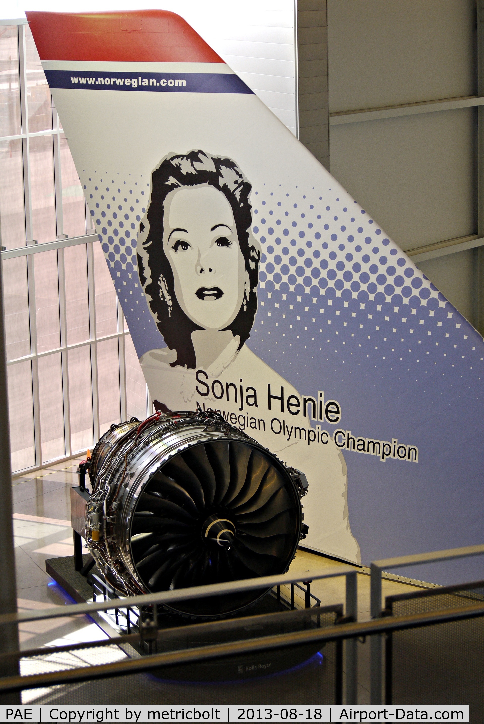 Snohomish County (paine Fld) Airport (PAE) - Sonja Henie at Future of Flight