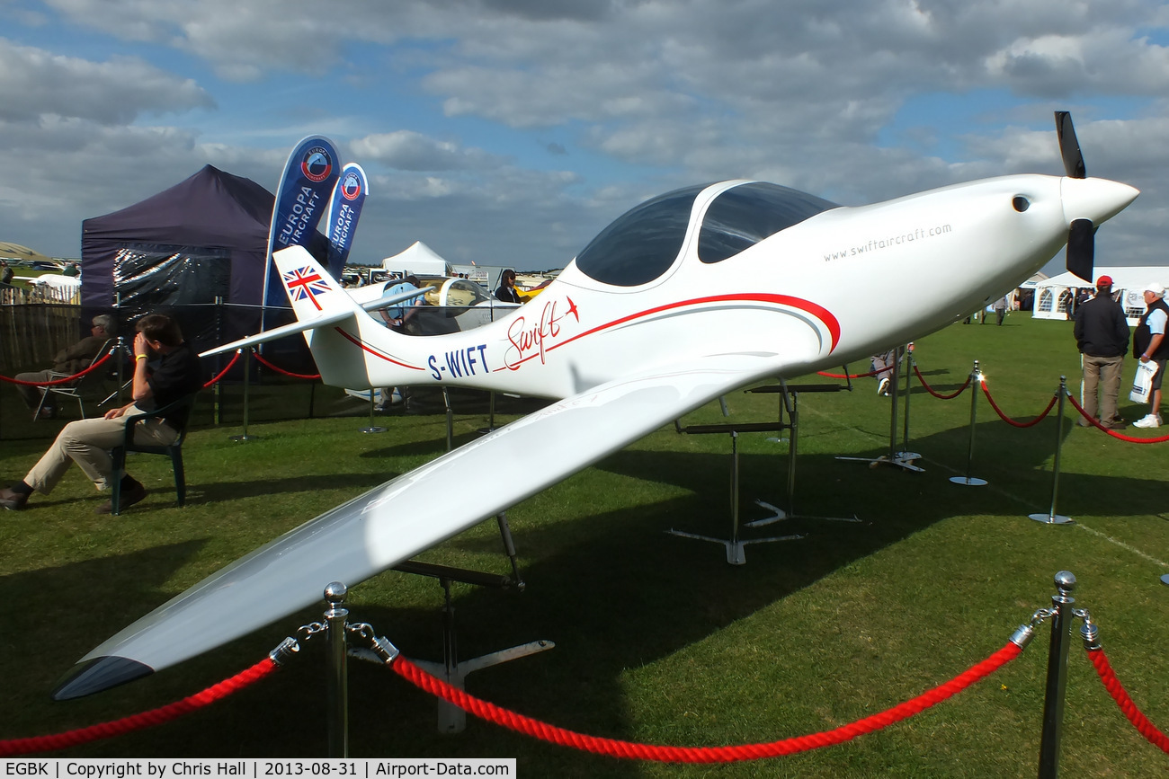 Sywell Aerodrome Airport, Northampton, England United Kingdom (EGBK) - full scale model of the new Swift VLA at the LAA Rally 2013, Sywell