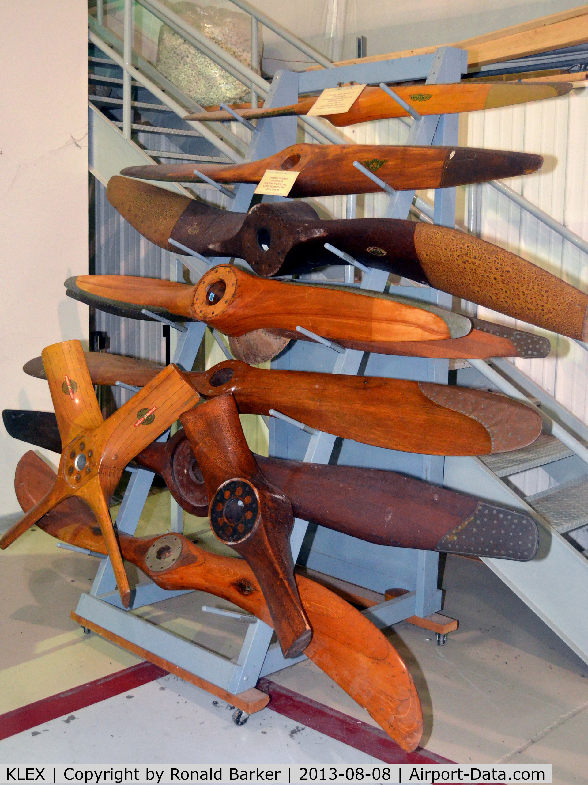 Blue Grass Airport (LEX) - Propellers on display at the Aviation Museum of KY 
