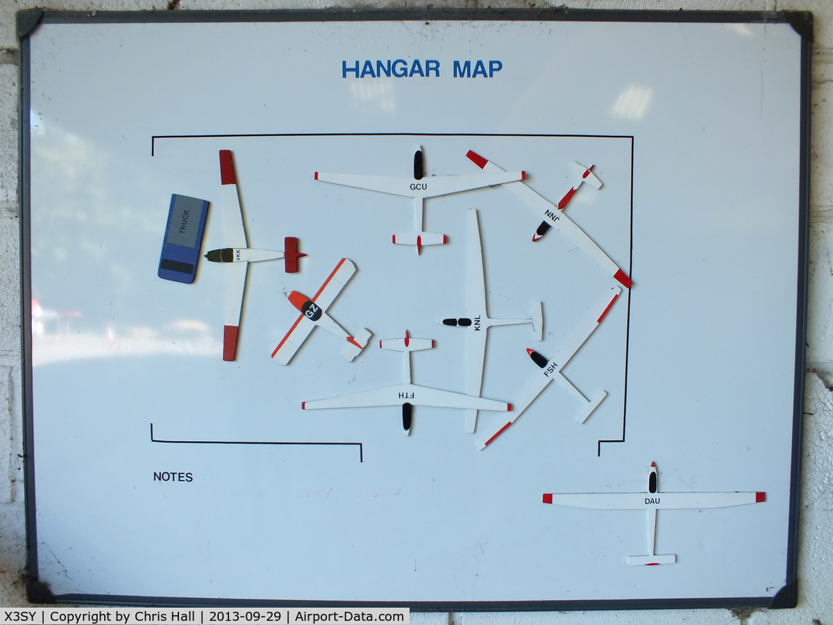 X3SY Airport - hangar map at Saltby airfield