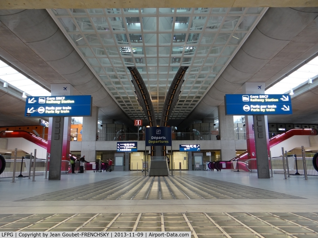Paris Charles de Gaulle Airport (Roissy Airport), Paris France (LFPG) - CDG railway station