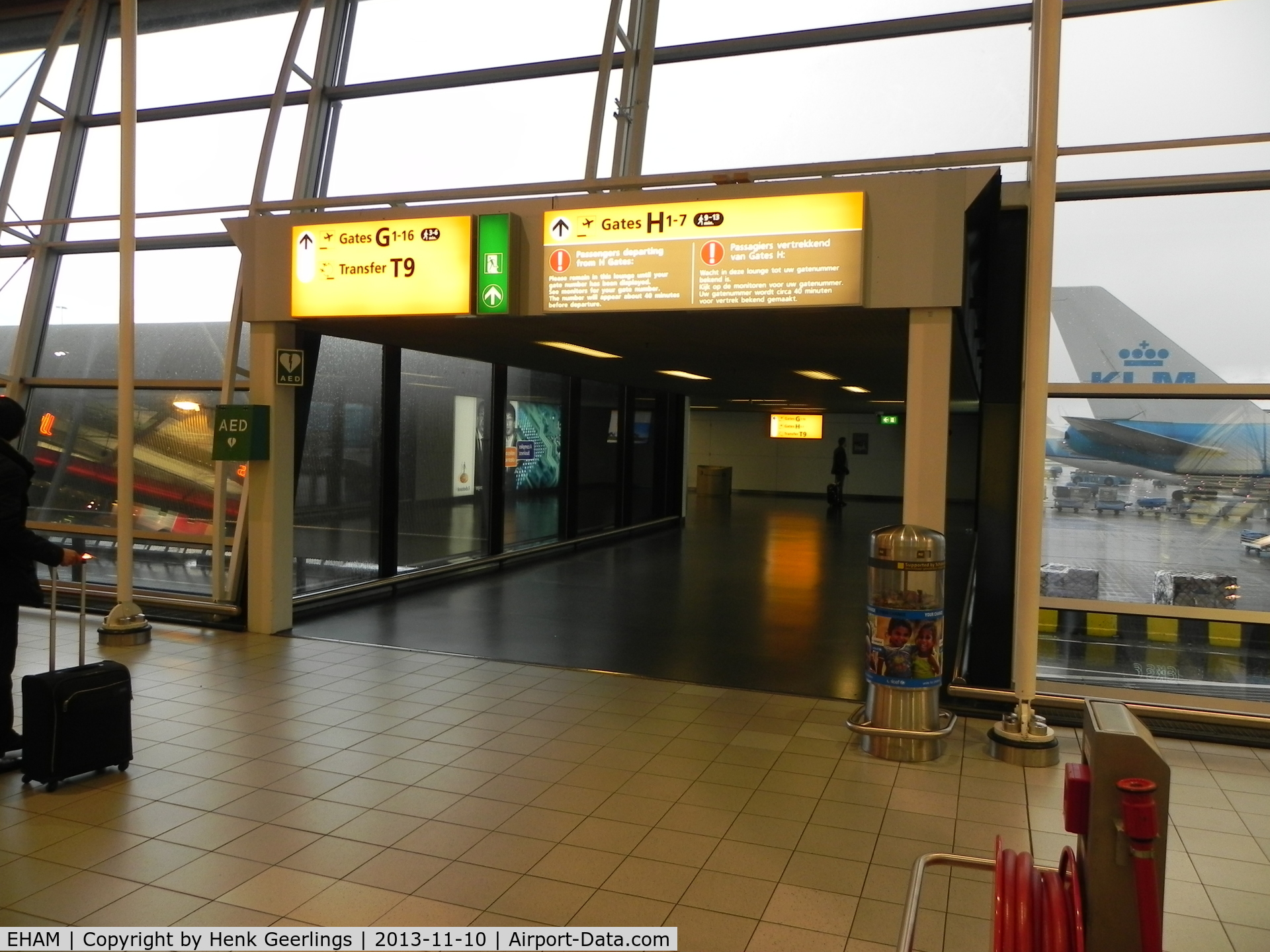 Amsterdam Schiphol Airport, Haarlemmermeer, near Amsterdam Netherlands (EHAM) - Entrance to H-Gates , Low cost airlines 