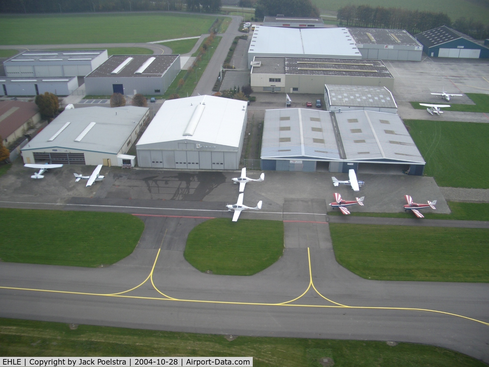 Lelystad Airport, Lelystad Netherlands (EHLE) - Hangars of Lelystad airport
