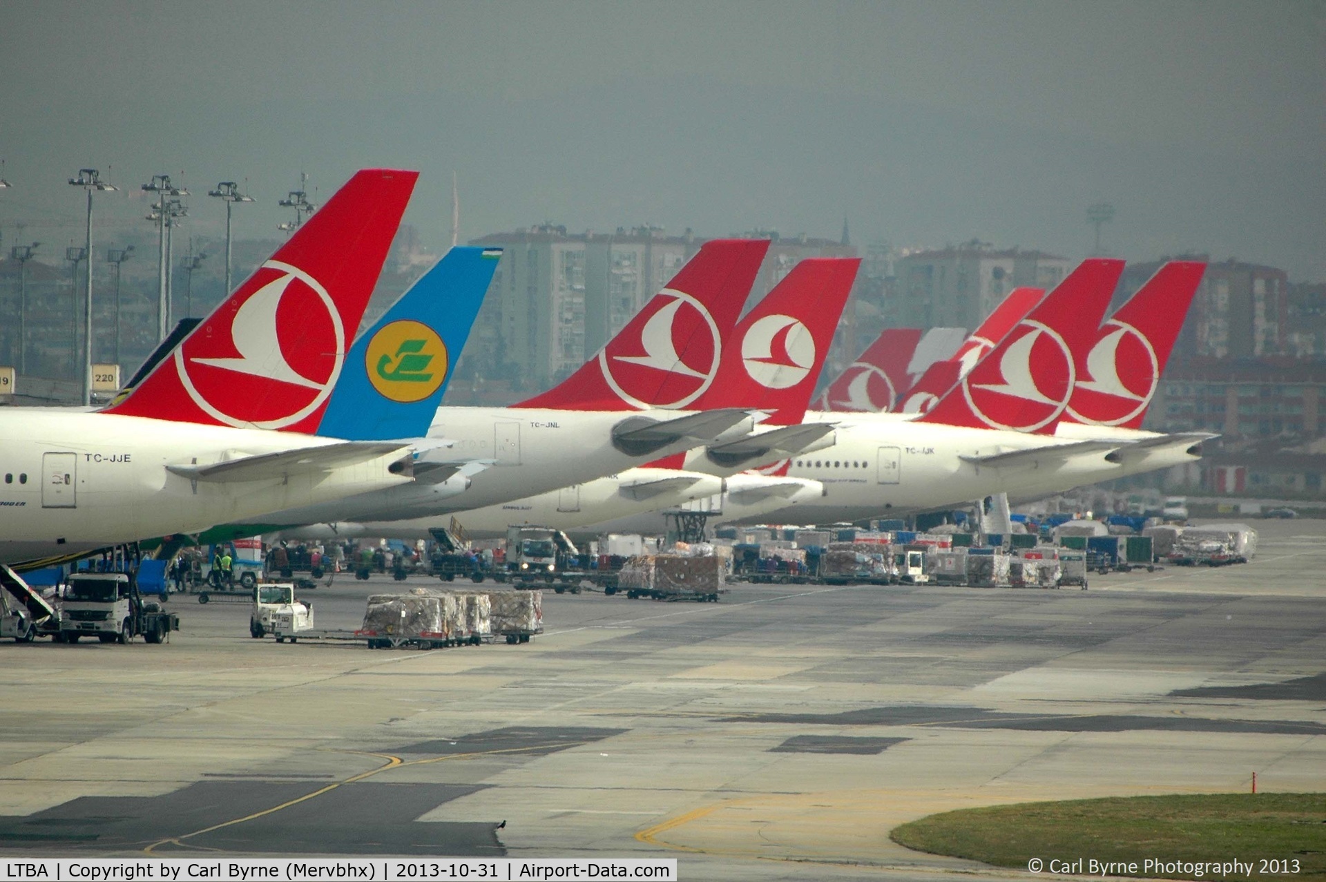 Istanbul Atatürk International Airport, Istanbul Turkey (LTBA) - Taken from the Fly Inn Shopping Mall.