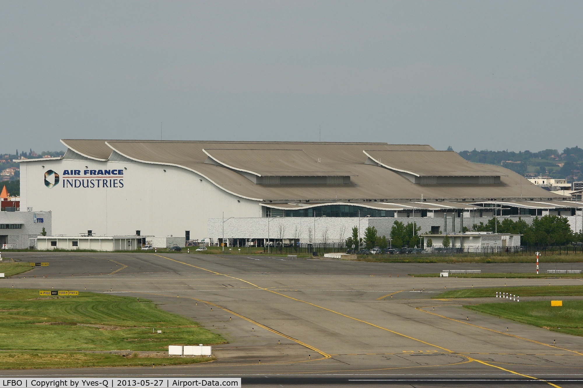 Toulouse Airport, Blagnac Airport France (LFBO) - Air France Industries Workshops, Toulouse-Blagnac Airport (LFBO-TLS)