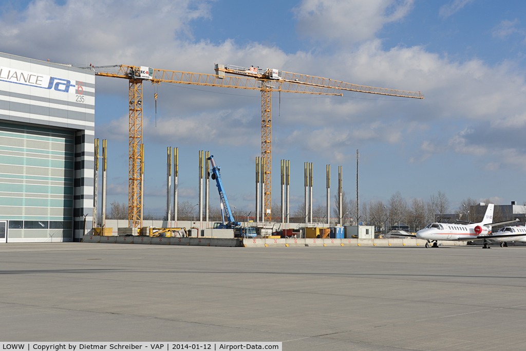 Vienna International Airport, Vienna Austria (LOWW) - Hangar 7 construction site