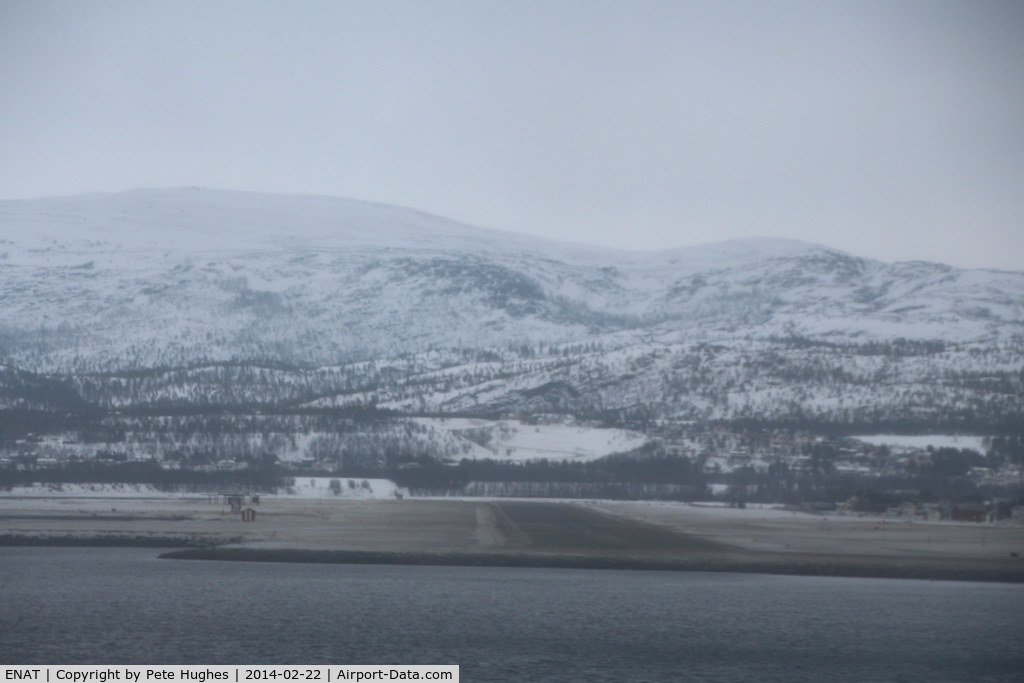 Alta Airport, Alta, Finnmark Norway (ENAT) - Alta's runway 11 at the water's edge