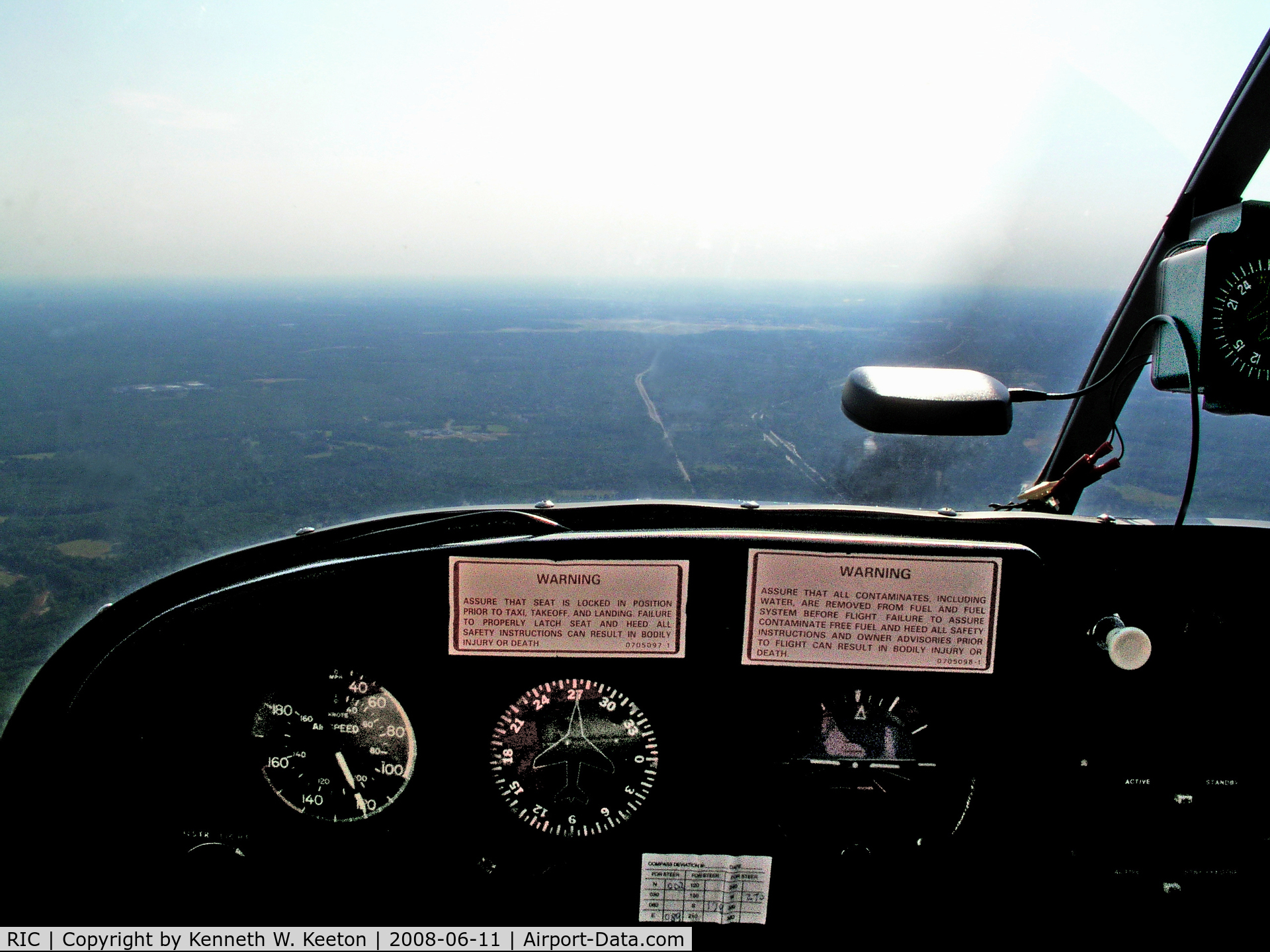 Richmond International Airport (RIC) - RIC, Richmond, Virginia, from the East. Photo by Kenneth W. Keeton 6-11-2008.