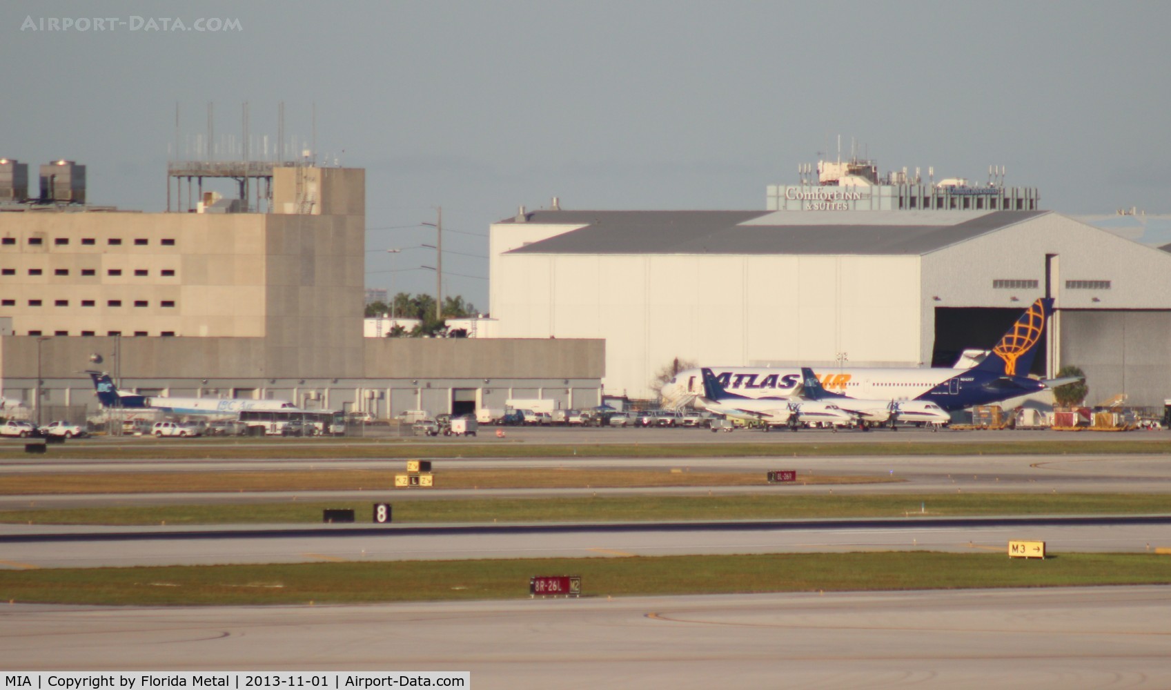Miami International Airport (MIA) - Maintenance area and IBC parking