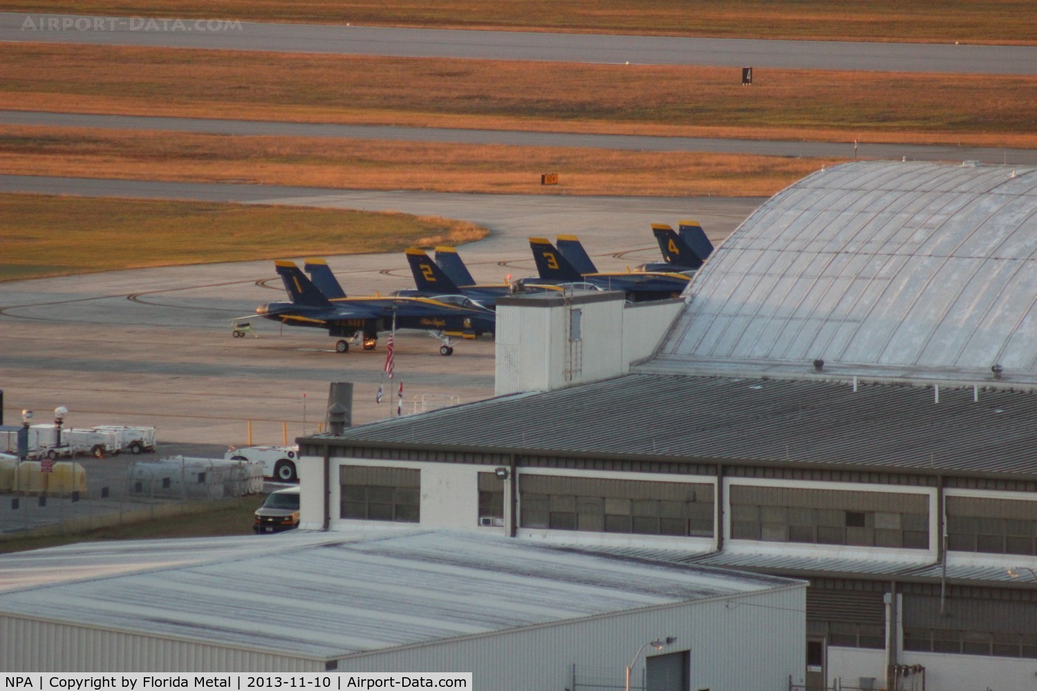 Pensacola Nas/forrest Sherman Field/ Airport (NPA) - Blue Angels parked on the ramp at Forest Sherman Field