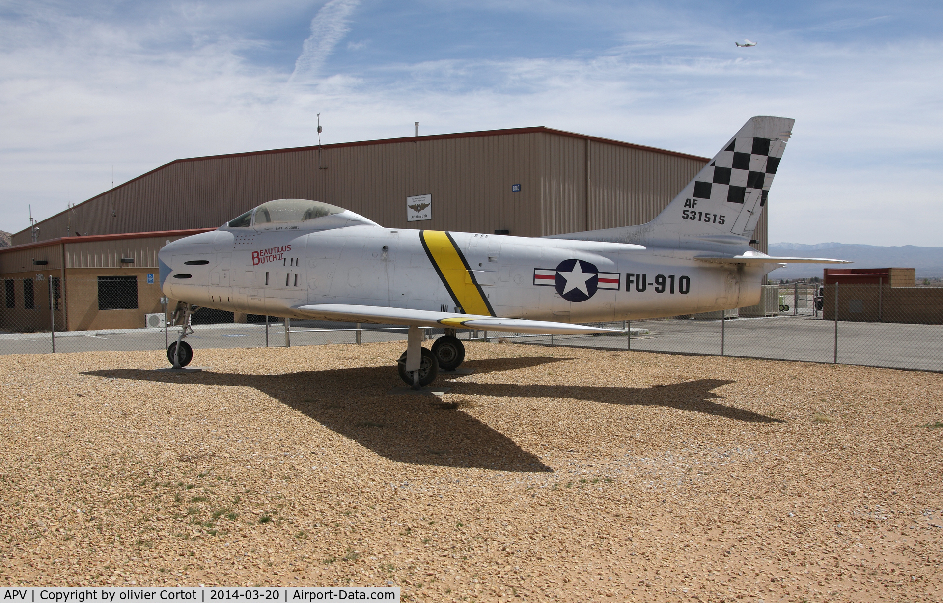 Apple Valley Airport (APV) - The guate guardian, a F-86H
