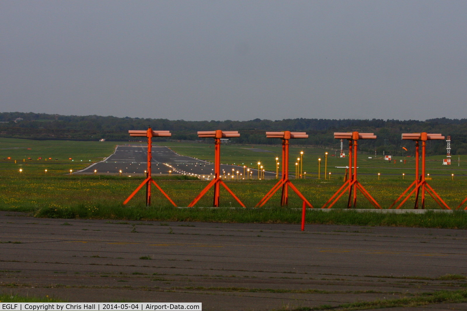 Farnborough Airfield Airport, Farnborough, England United Kingdom (EGLF) - RW24 at Farnborough