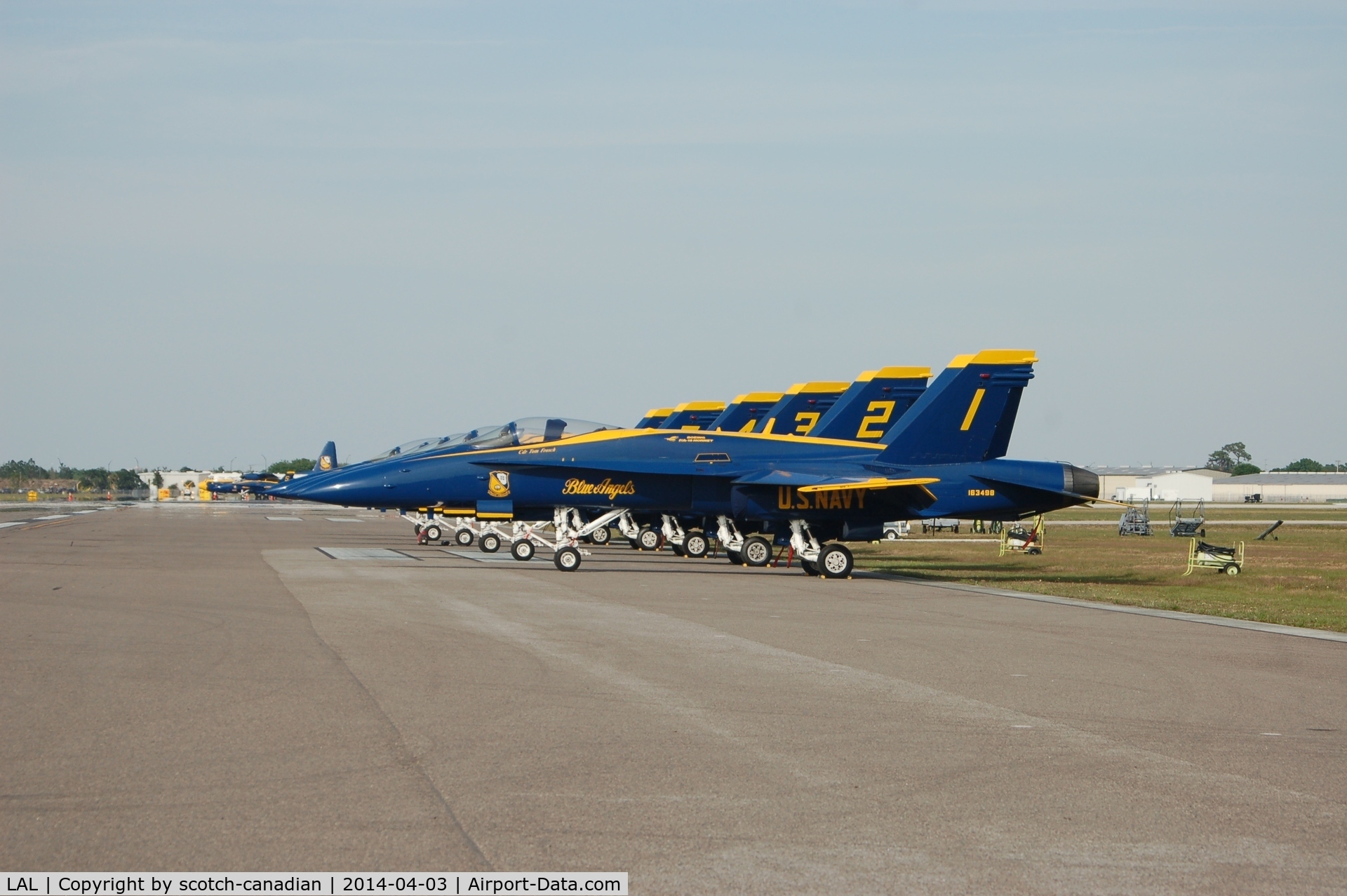 Lakeland Linder Regional Airport (LAL) - Blue Angles at 2014 Sun n Fun, Lakeland Linder Regional Airport, Lakeland, FL