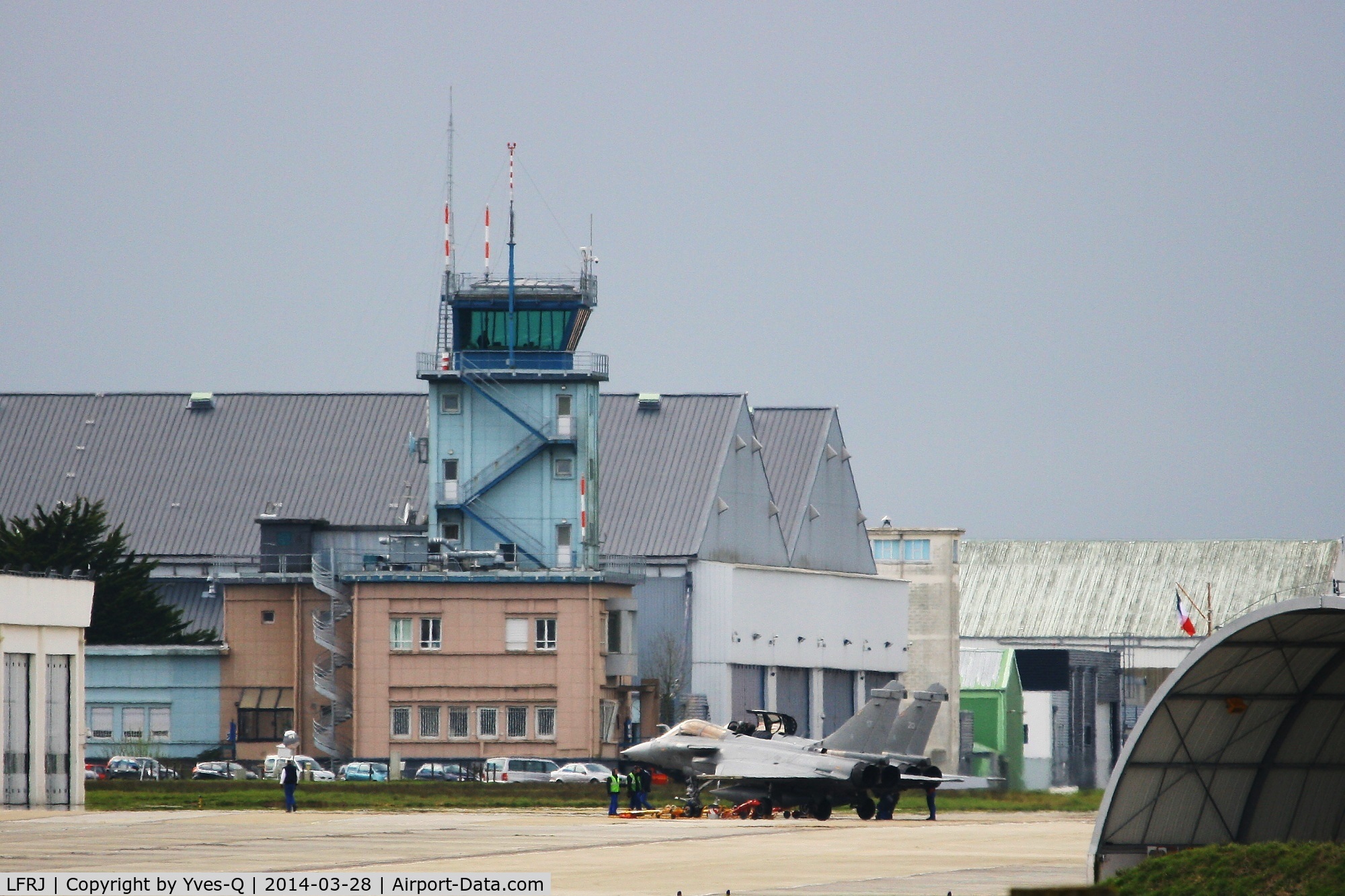 Landivisiau Airport, Landivisiau France (LFRJ) - Control tower, Naval Air Base Landivisiau (LFRJ)