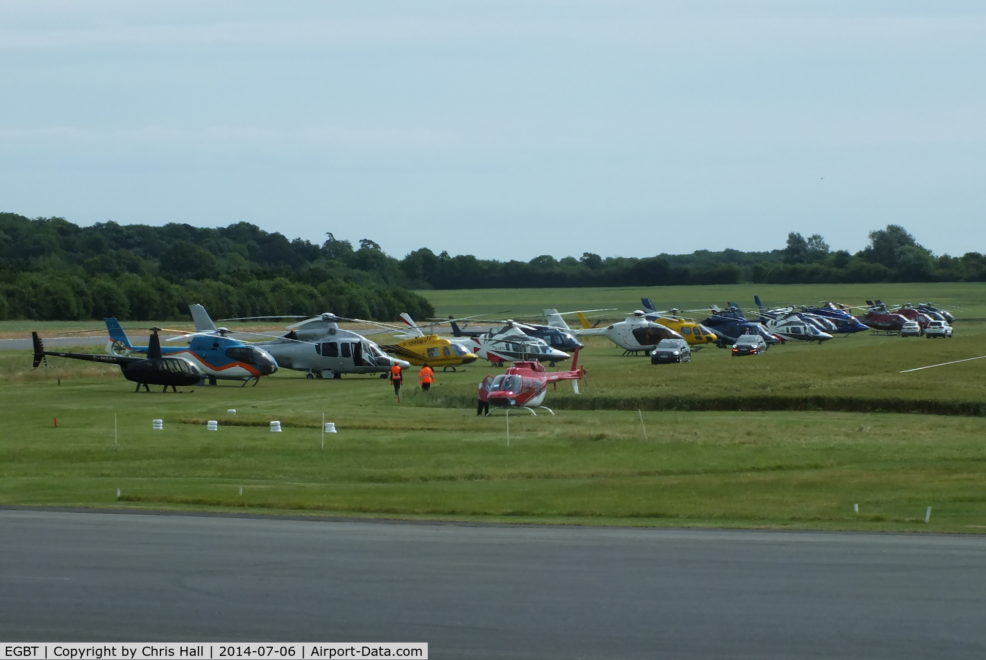 Turweston Aerodrome Airport, Turweston, England United Kingdom (EGBT) - British F1 Grand Prix day at Turweston