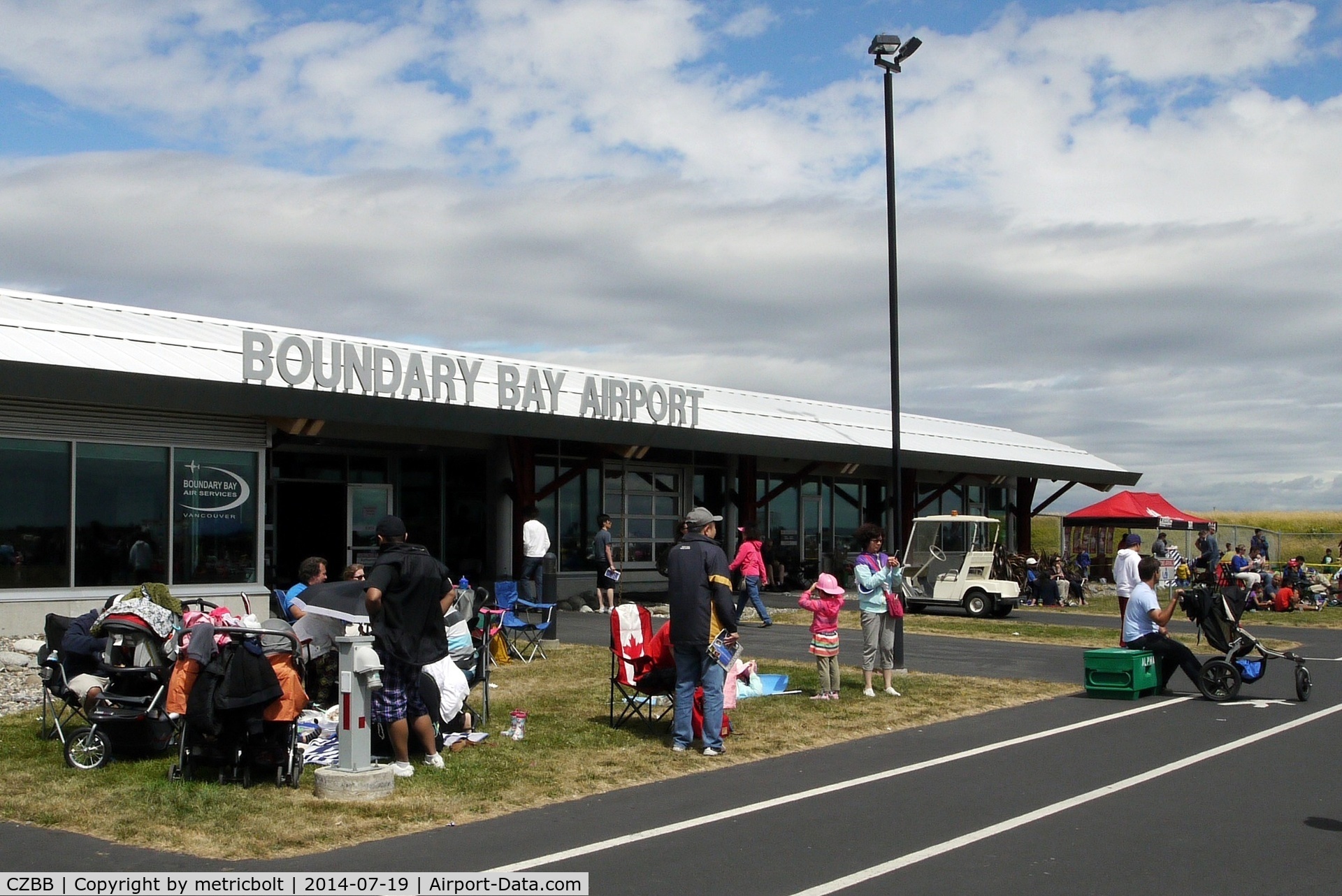 Boundry Bay Airport, Boundry Bay Canada (CZBB) - Boundary Bay Airport(YDT) rampside for the Boundary Bay Airshow 2014