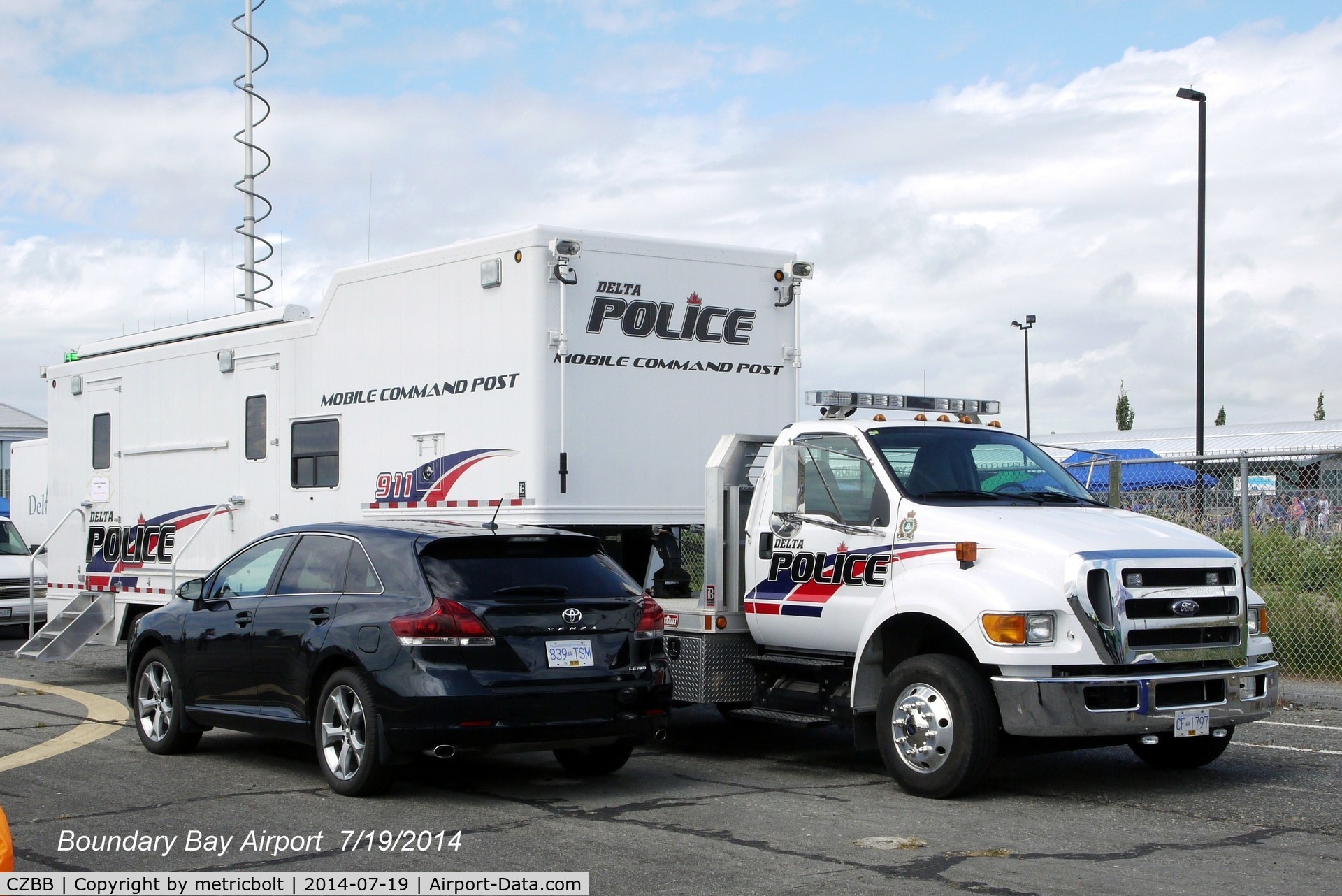 Boundry Bay Airport, Boundry Bay Canada (CZBB) - Police presence at the Boundary Bay Airshow 2014