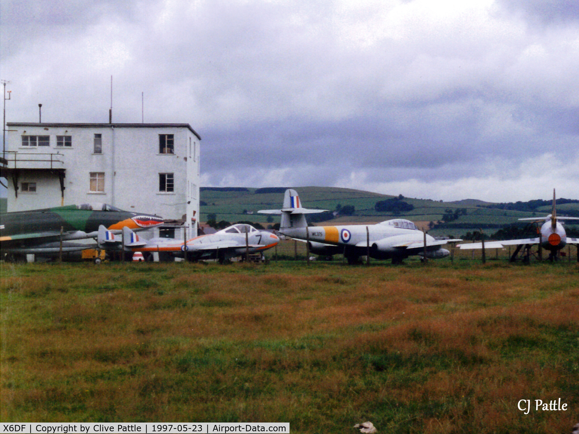 X6DF Airport - Scanned from print. Dumfries & Galloway Air Museum exterior, May 1997.