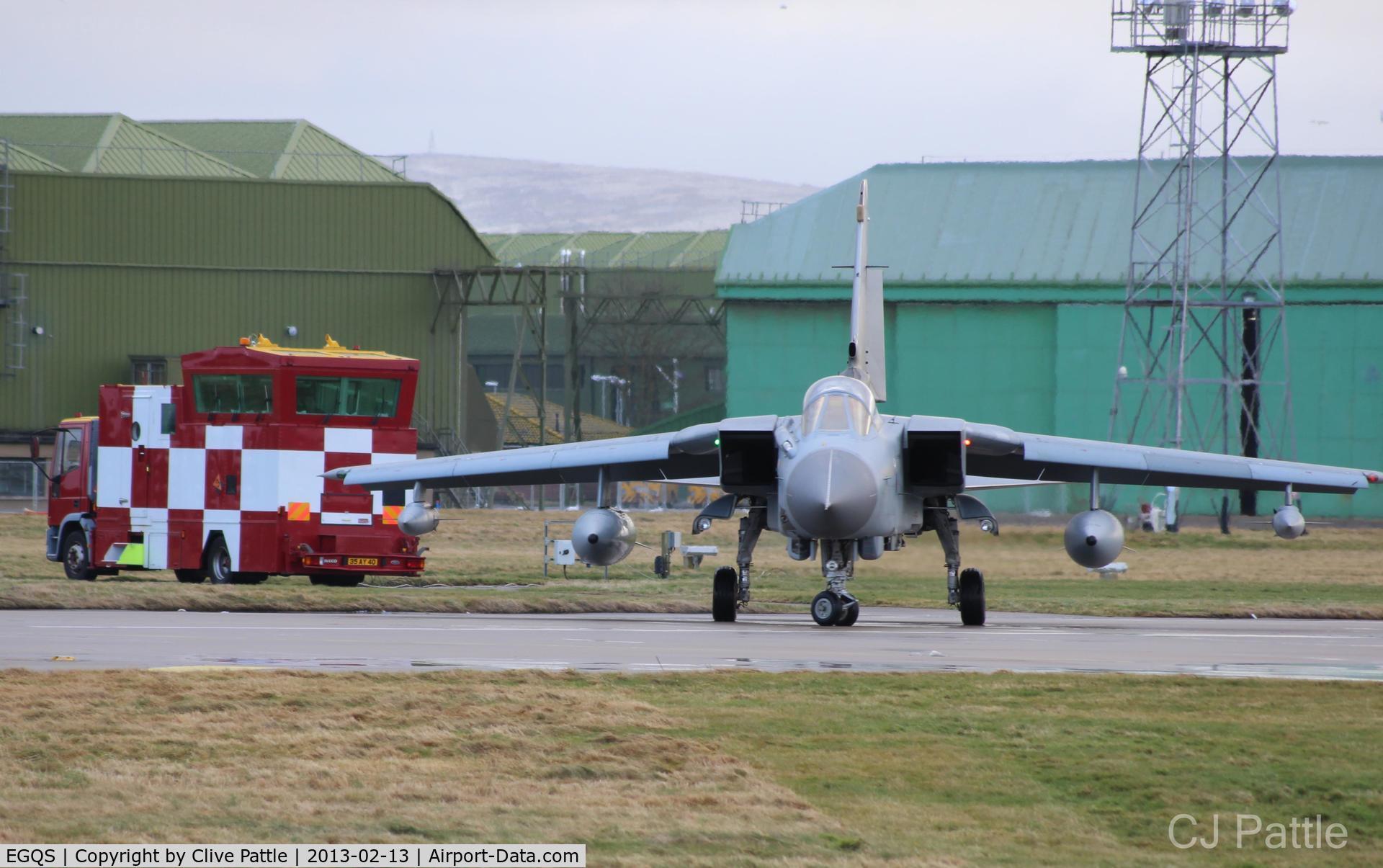 RAF Lossiemouth Airport, Lossiemouth, Scotland United Kingdom (EGQS) - Threshold operations at RAF Lossiemouth EGQS
