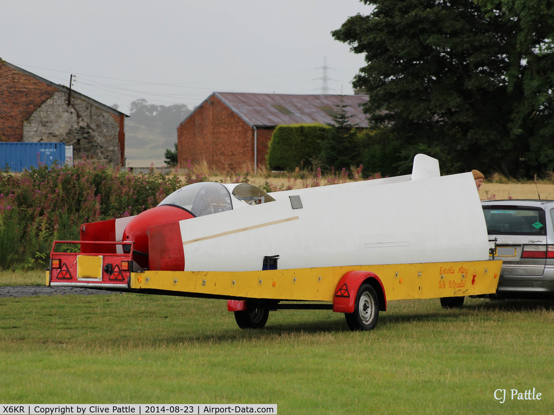 X6KR Airport - Portmoak Gliding Field, Kinross, Scotland - All packed up and finished for the day.