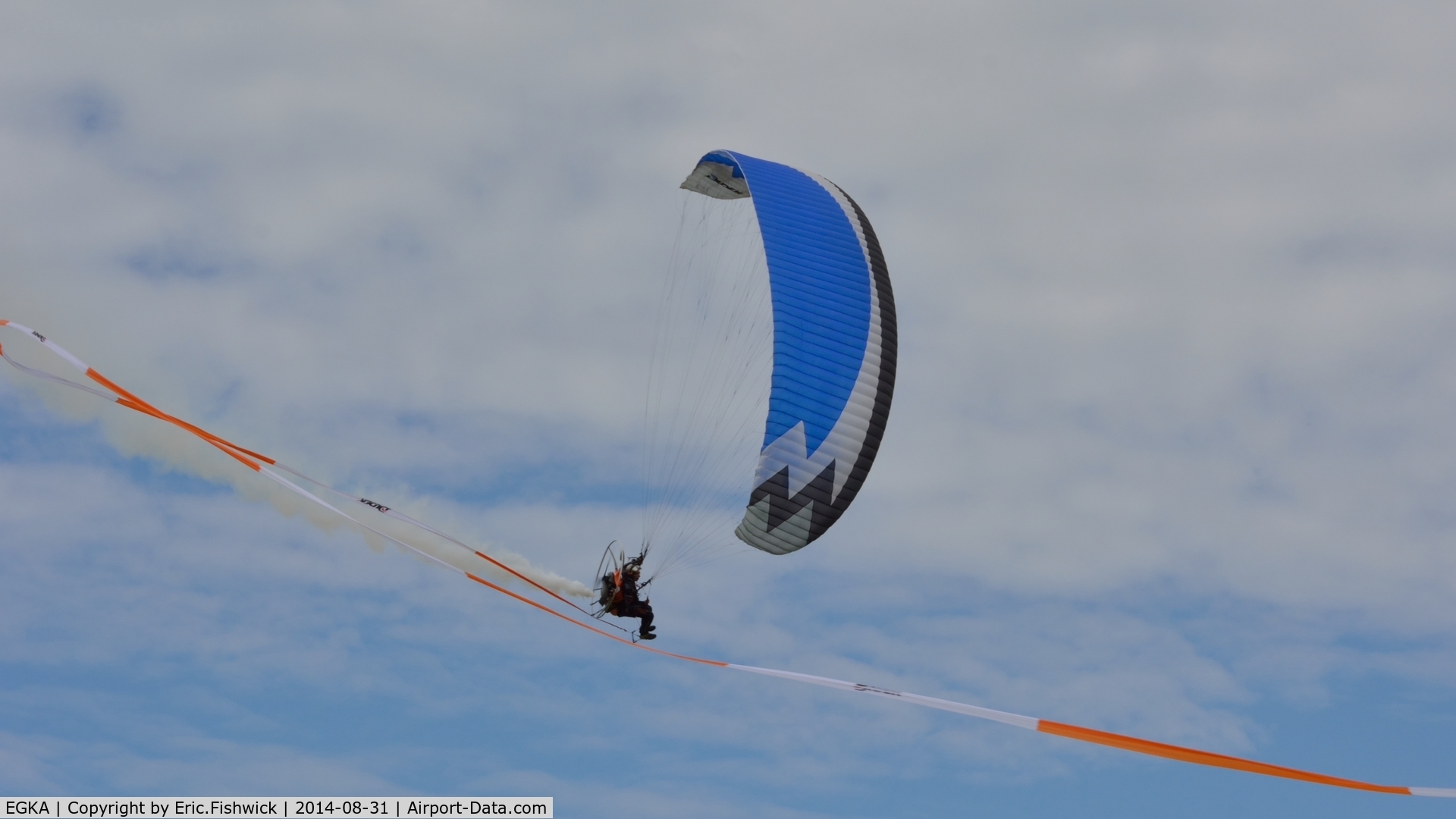 Shoreham Airport, Shoreham United Kingdom (EGKA) - A jaw-dropping demonstration of Powered Paragliding from The GliderFX Display Team at the superb 25th Anniversary RAFA Shoreham Airshow.