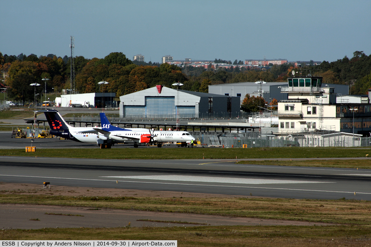 Stockholm-Bromma Airport, Stockholm Sweden (ESSB) - View from southeast.