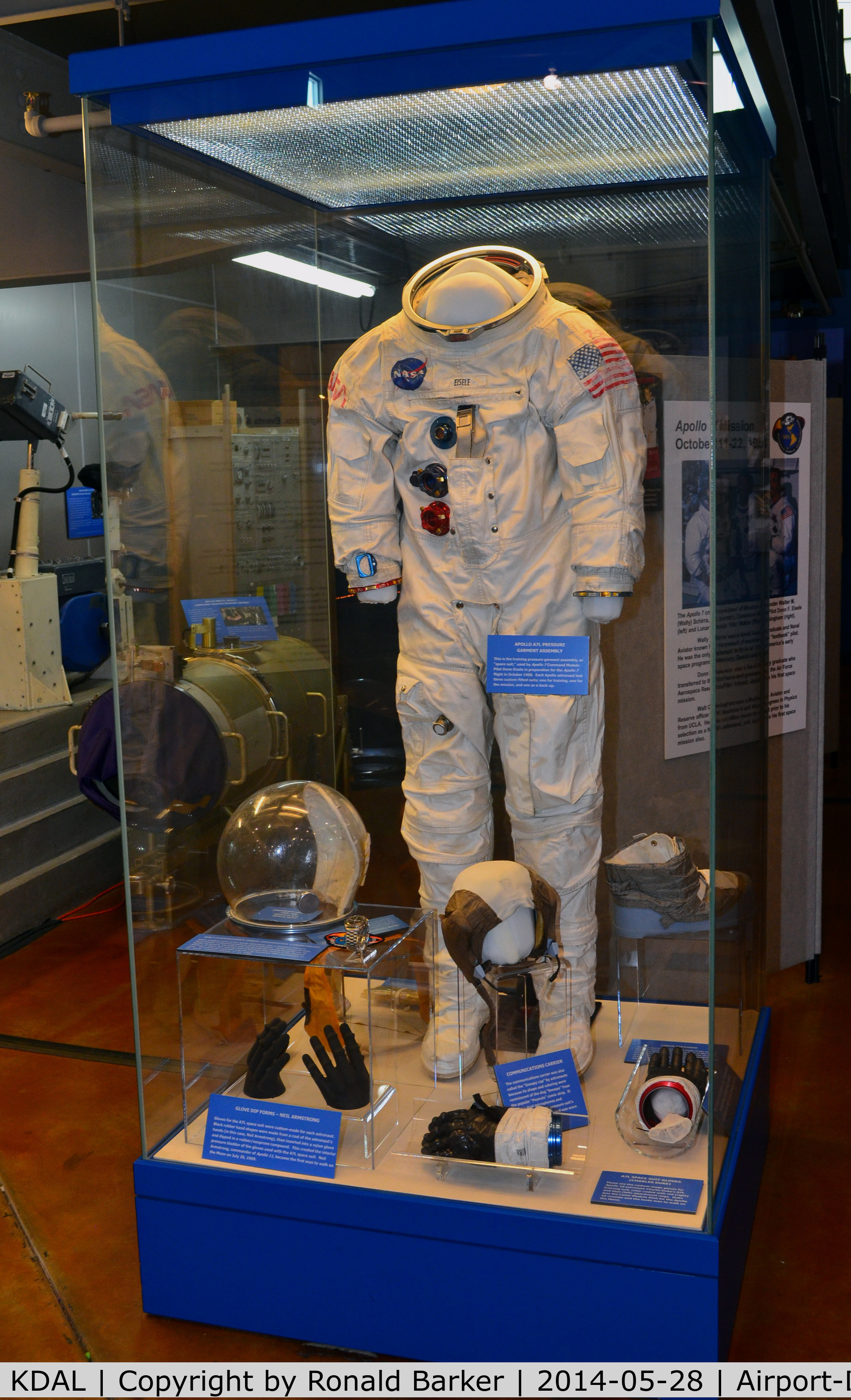 Dallas Love Field Airport (DAL) - Apollo 7 space suit, Frontiers of Flight Museum DAL