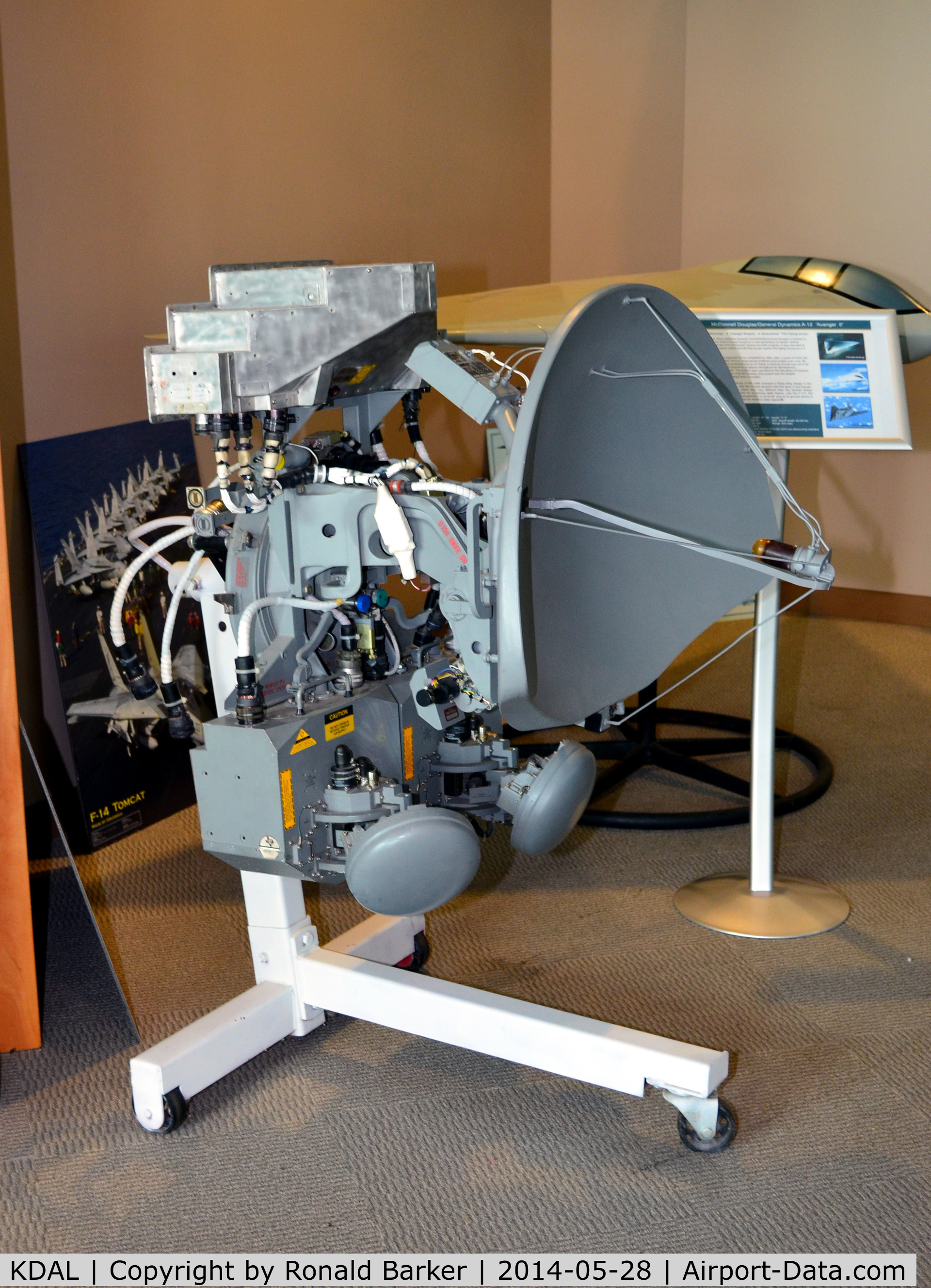 Dallas Love Field Airport (DAL) - Fighter radar Frontiers of Flight Museum DAL