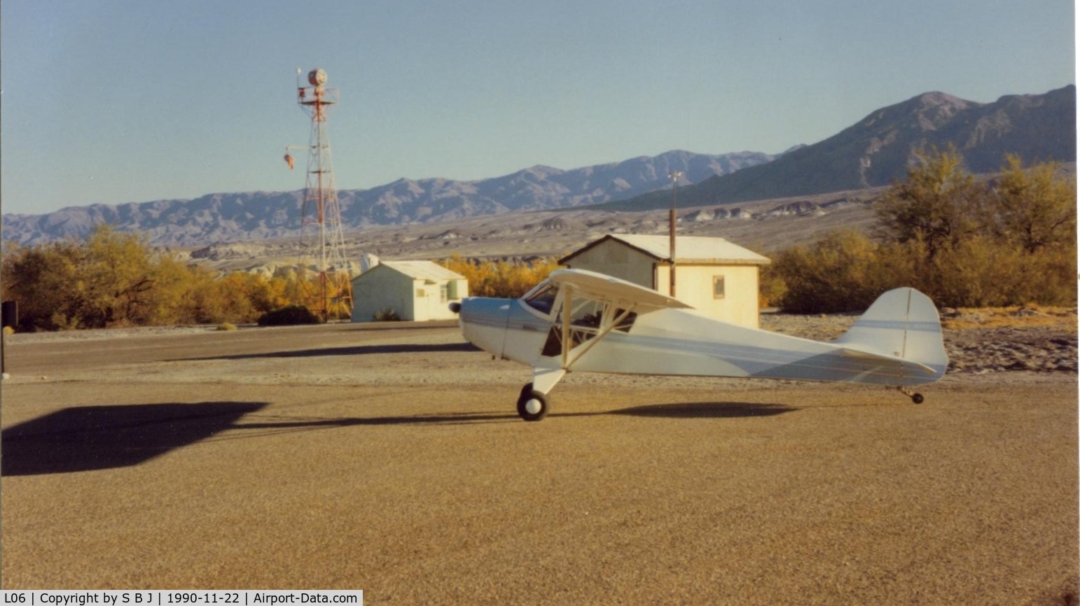 Furnace Creek Airport (L06) - 932 in Death Valley in 1990.