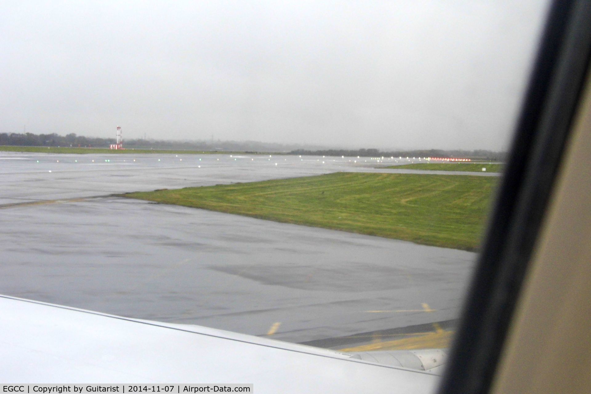 Manchester Airport, Manchester, England United Kingdom (EGCC) - A wet arrival back into MAN
