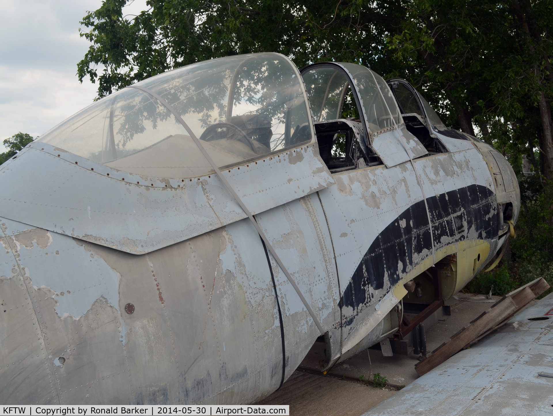 Fort Worth Meacham International Airport (FTW) - T-28 fuselage at Vintage Flight Museum