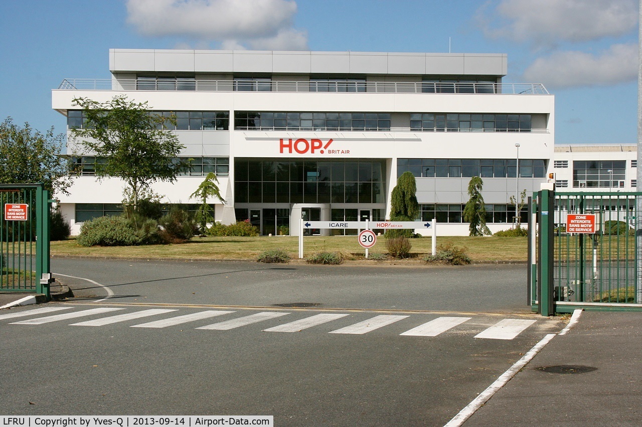 Morlaix Ploujean Airport, Morlaix France (LFRU) - HOP! Brit Air Head Office, Morlaix-Ploujean Airport (LFRU-MXN)