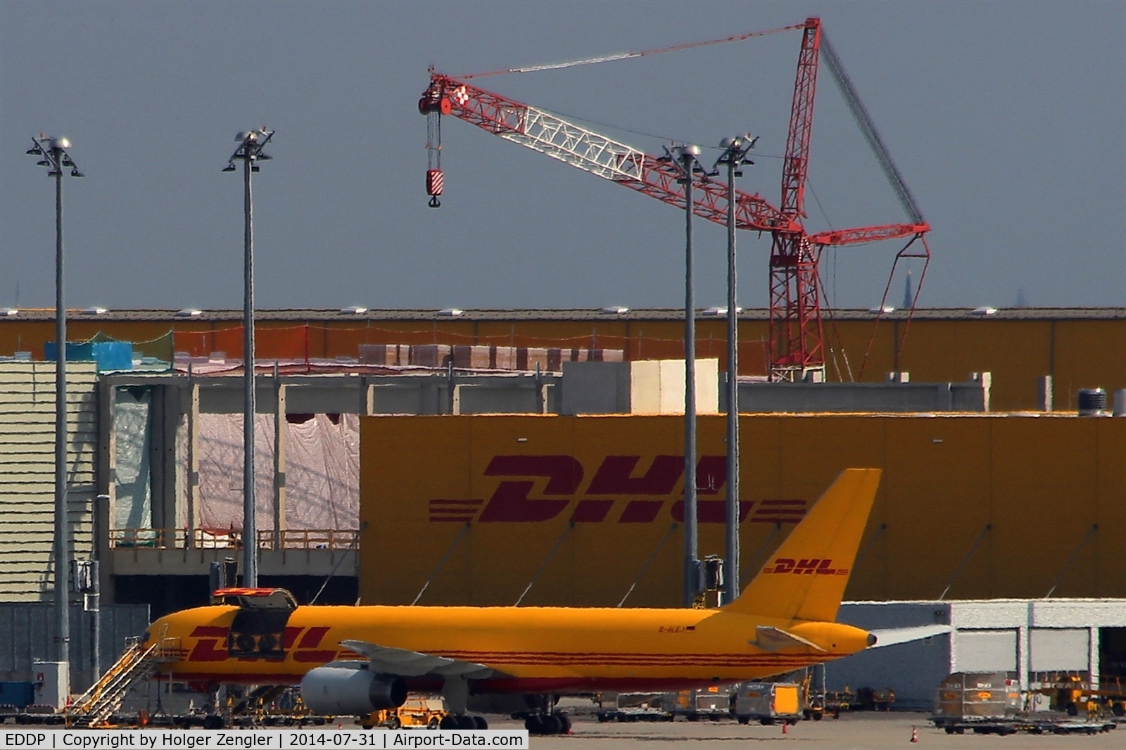 Leipzig/Halle Airport, Leipzig/Halle Germany (EDDP) - Summer time impression on apron 4....