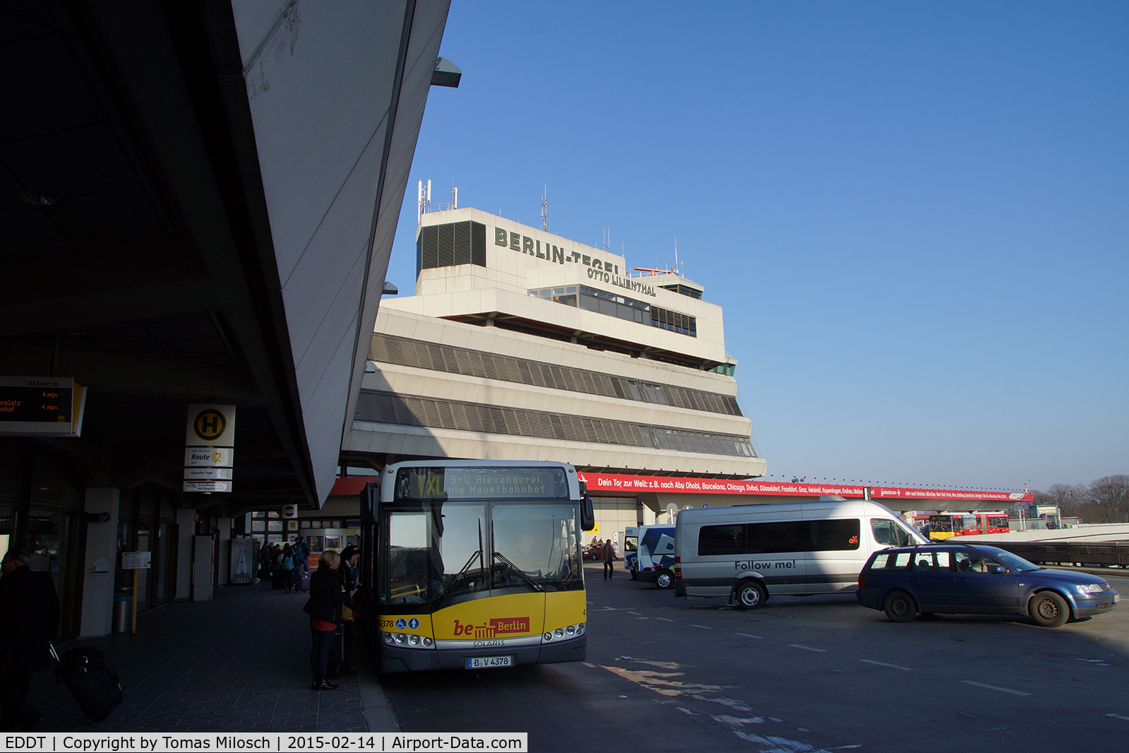 Tegel International Airport (closing in 2011), Berlin Germany (EDDT) - Outside the veryfunctional main terminal at TXL.
