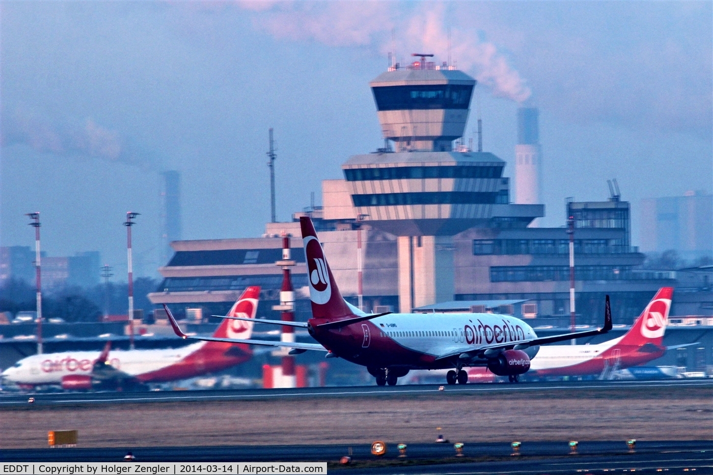 Tegel International Airport (closing in 2011), Berlin Germany (EDDT) - Morning light on still alive TXL....