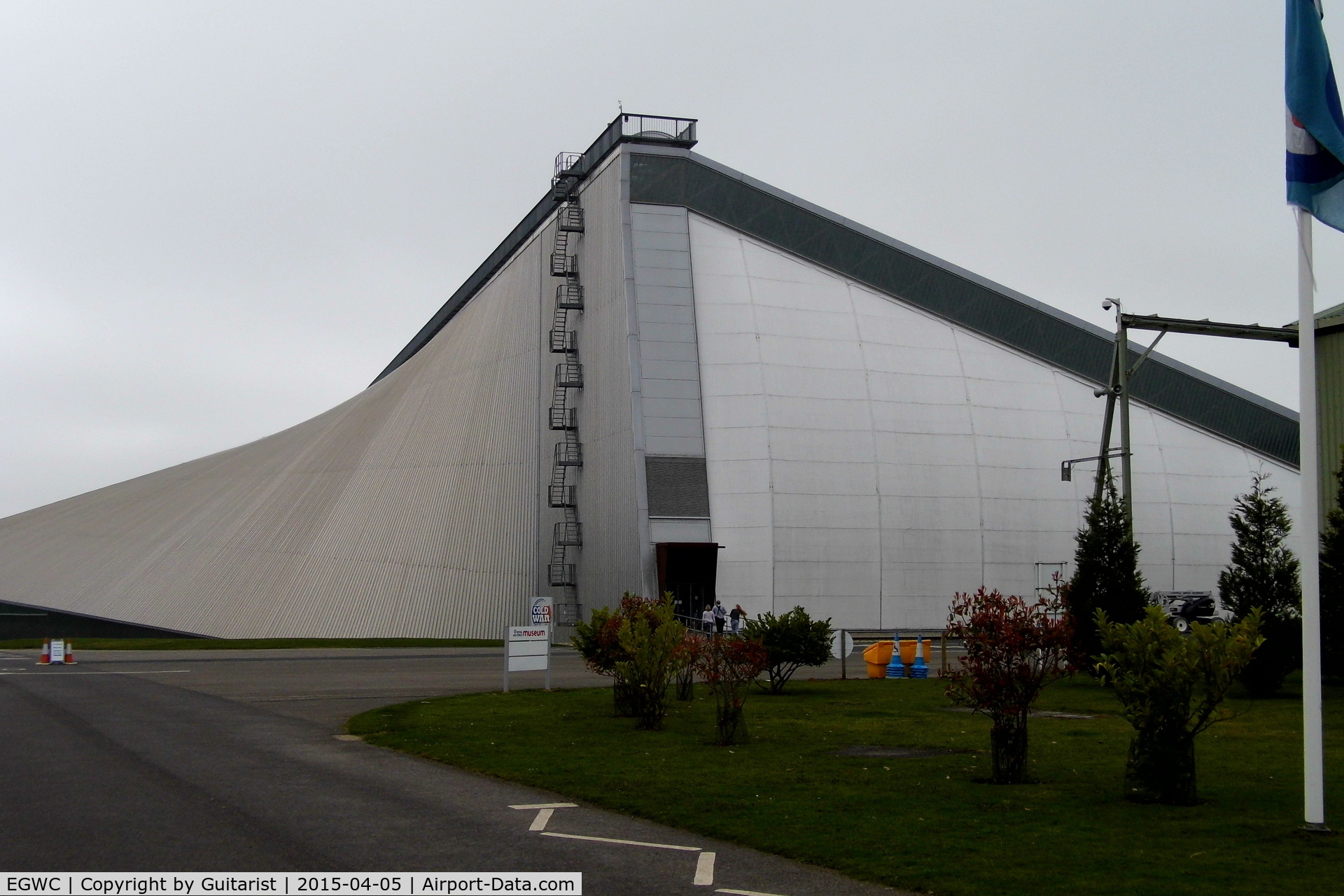 RAF Cosford Airport, Albrighton, England United Kingdom (EGWC) - Interesting shaped exhibitions hangar