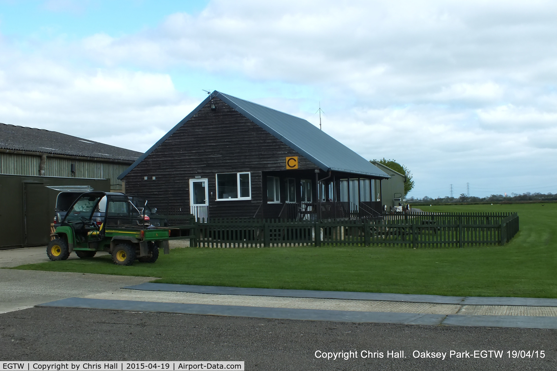 Oaksey Park Airport, Oaksey, England United Kingdom (EGTW) - Oaksey Park Club House