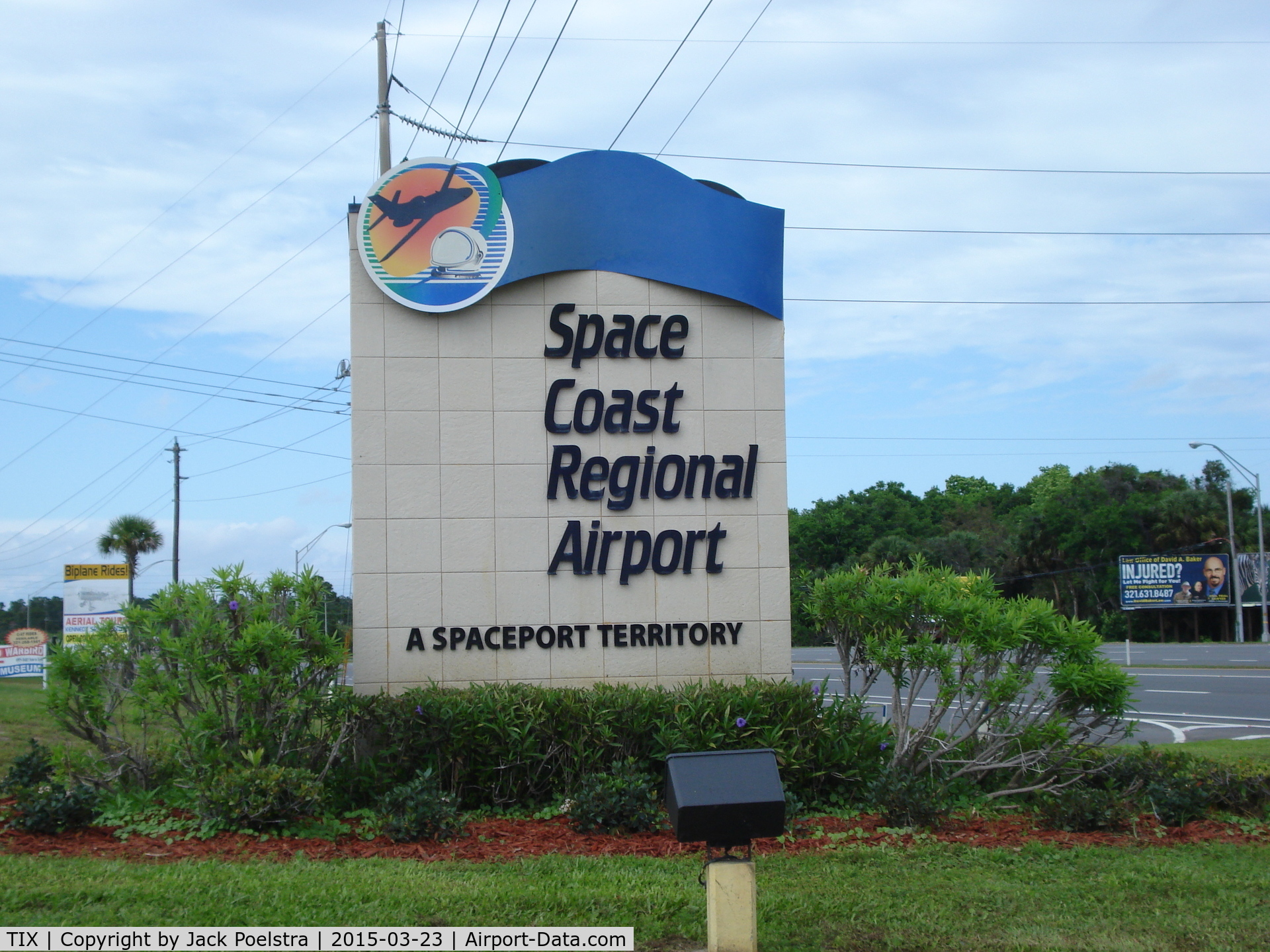Space Coast Regional Airport (TIX) - Entrance of Space Coast  Rgnl airport