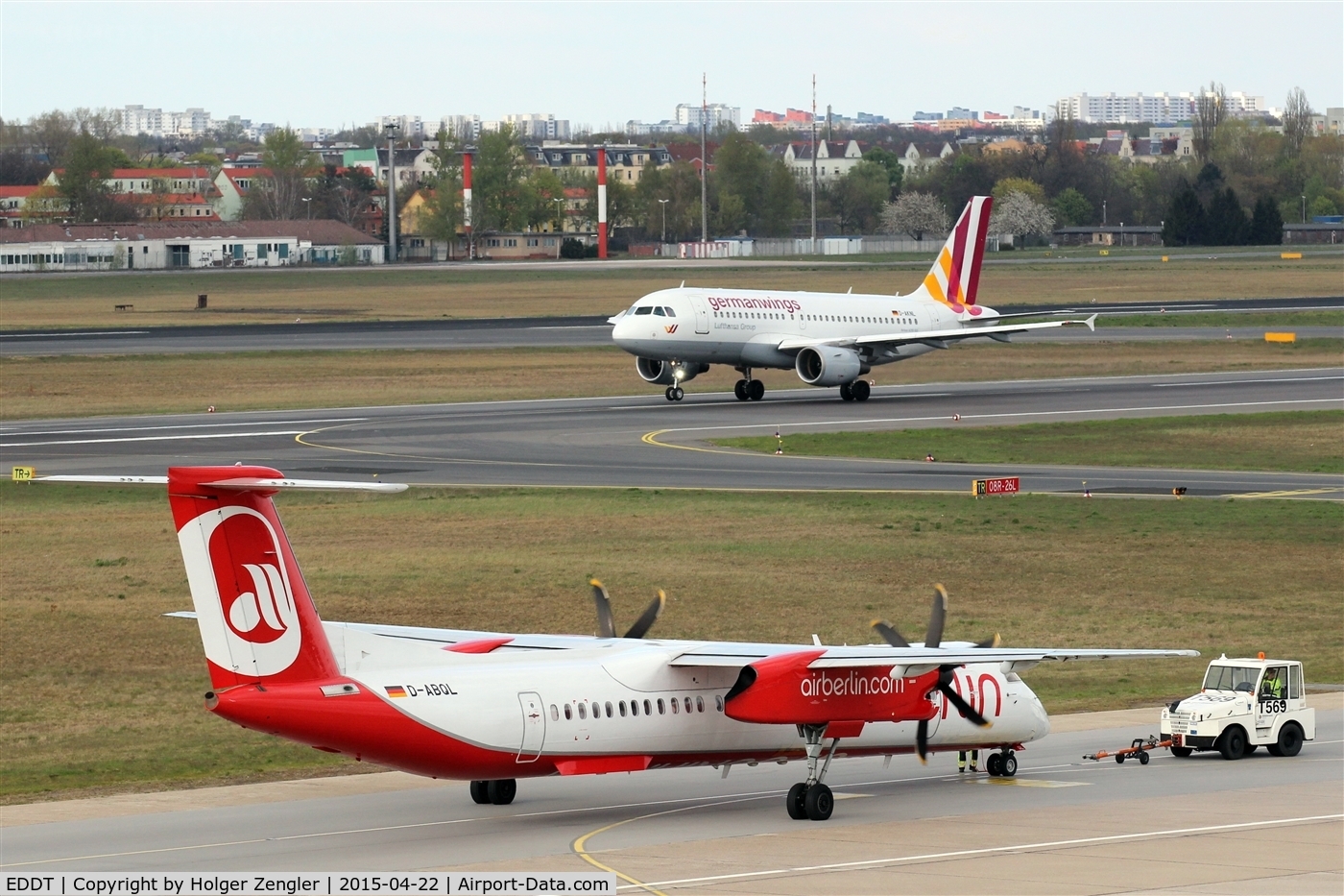 Tegel International Airport (closing in 2011), Berlin Germany (EDDT) - Coming and going on TXL.....