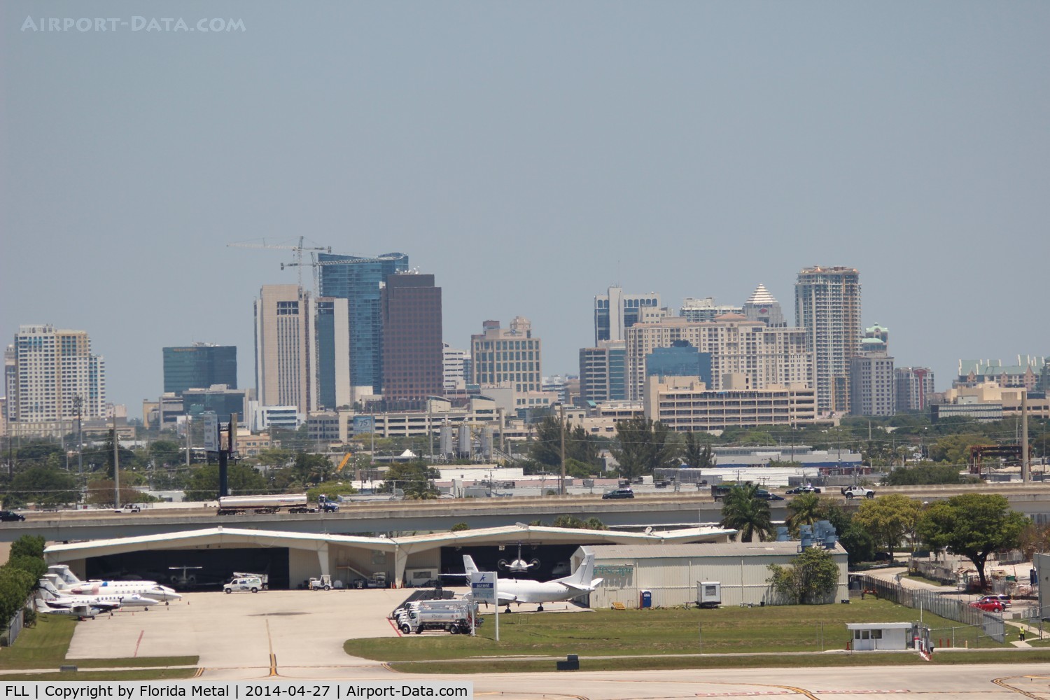 Fort Lauderdale/hollywood International Airport (FLL) - Downtown Ft Lauderdale from the terminal