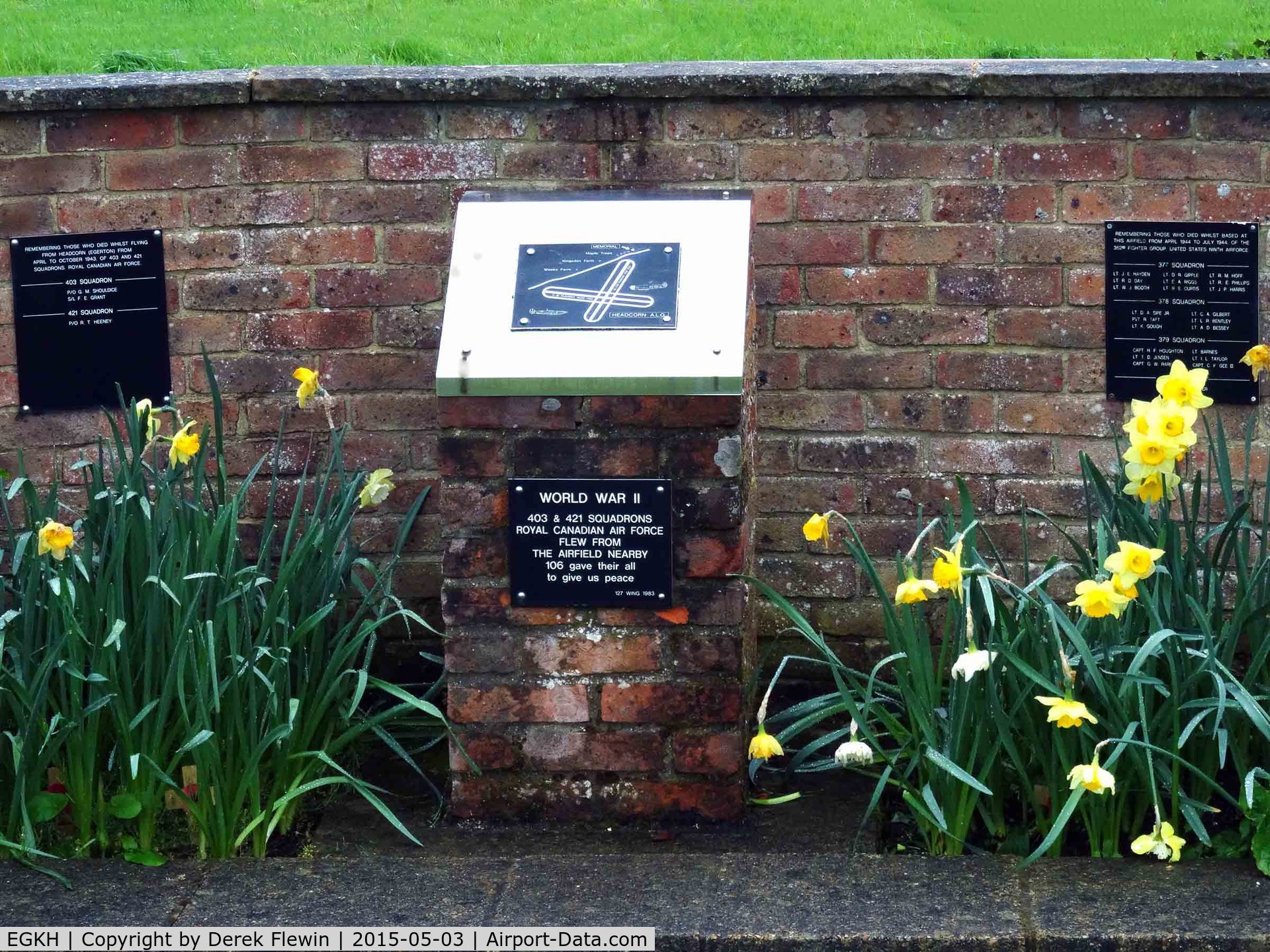 Lashenden/Headcorn Airport, Maidstone, England United Kingdom (EGKH) - In Memory of those who served at Headcorn ALG in support of the Normandy landings.