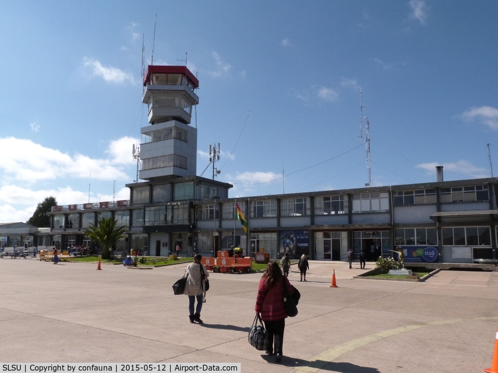 Juana Azurduy de Padilla International Airport, Sucre Bolivia (SLSU) - Walking to the building