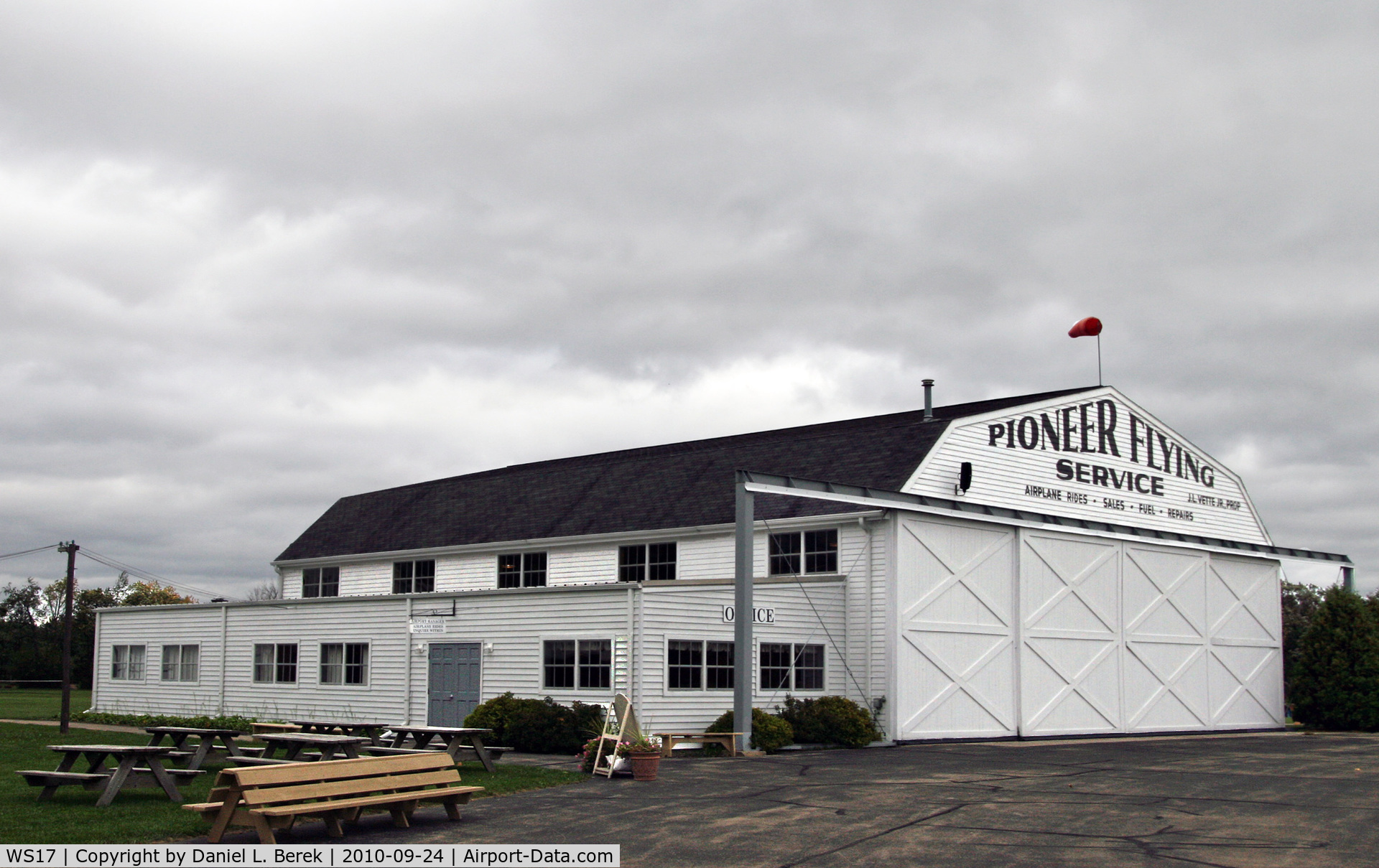 Pioneer Airport (WS17) - This is the main hangar at Pioneer Airport, a structure as historic as the aircraft it houses.