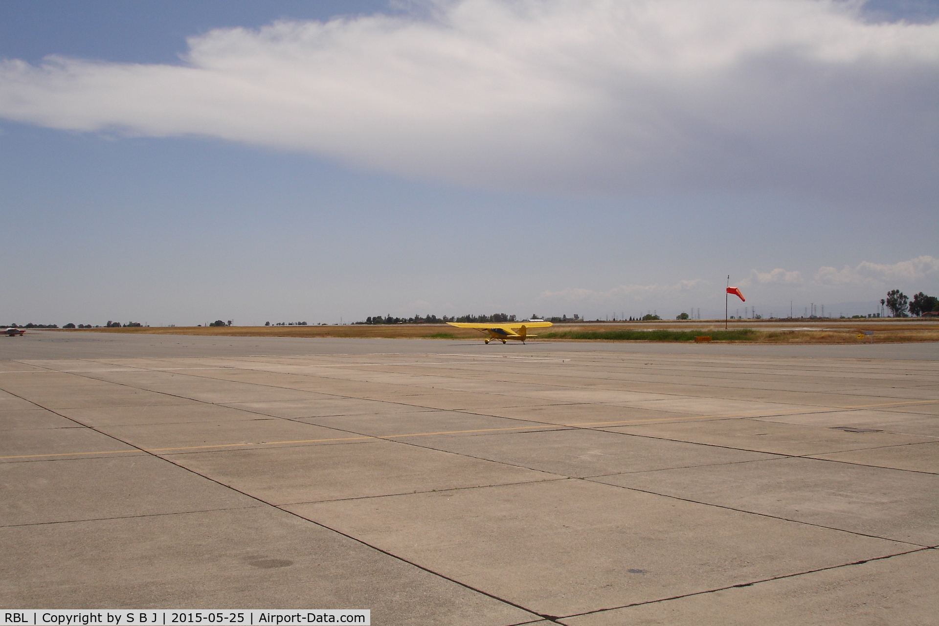 Red Bluff Municipal Airport (RBL) - Red Bluff with view to the south. RBL can be a bit challenging to taildraggers like the one seen taxiing. 