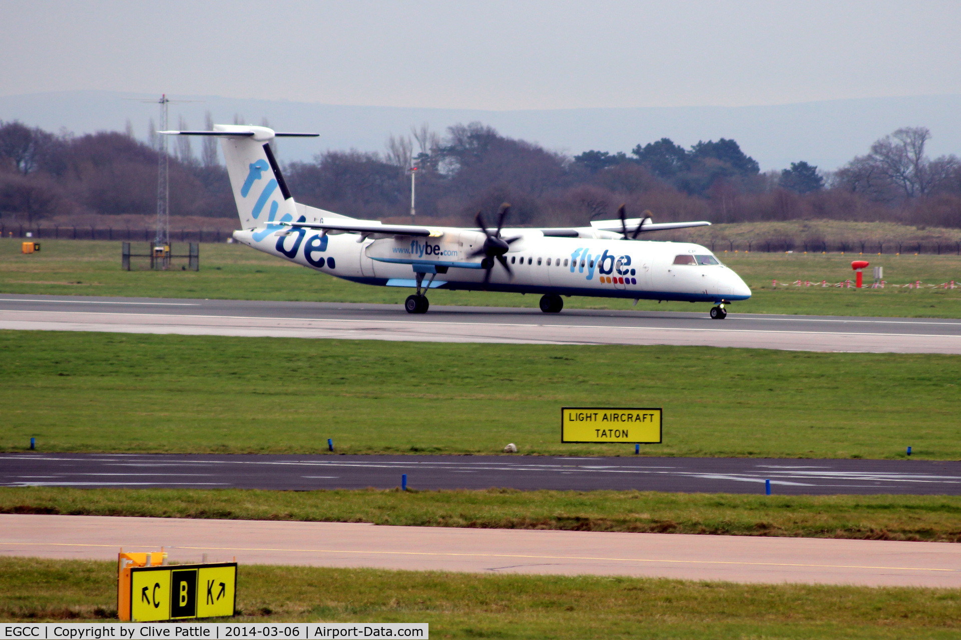 Manchester Airport, Manchester, England United Kingdom (EGCC) - Flybe action at Manchester EGCC