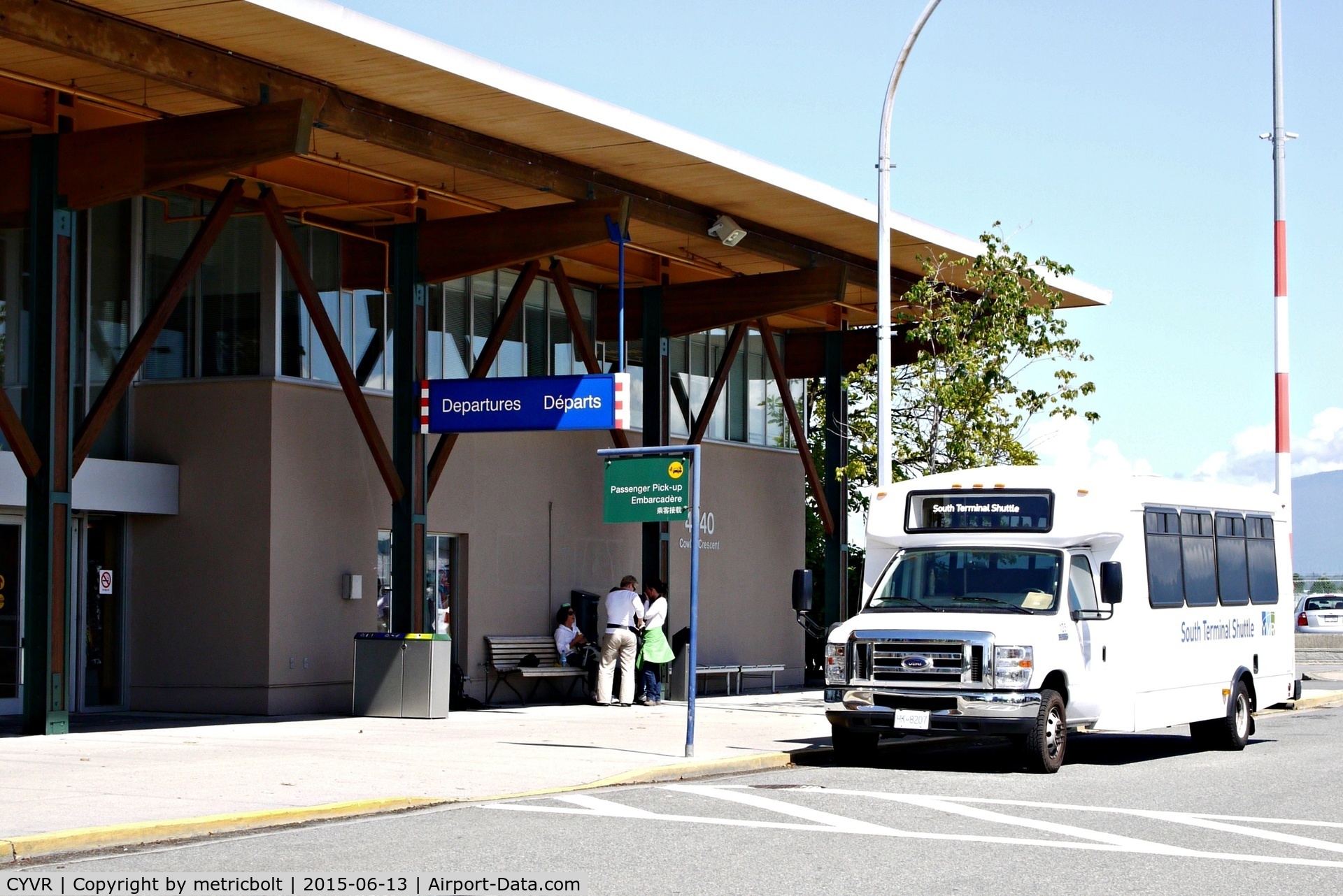 Vancouver International Airport, Vancouver, British Columbia Canada (CYVR) - YVR South Terminal. Shuttle Bus to main terminal